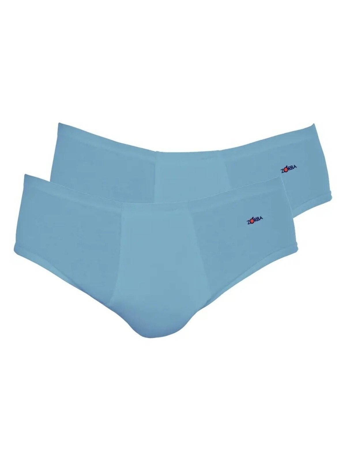Kit com 2 Cuecas Slip Zorba com Abertura 172 Plus Size Azul