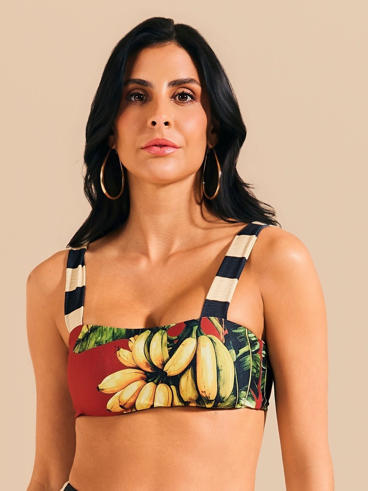 Top Biquini Faixa Dupla Face Banana Mood BQ1958SU