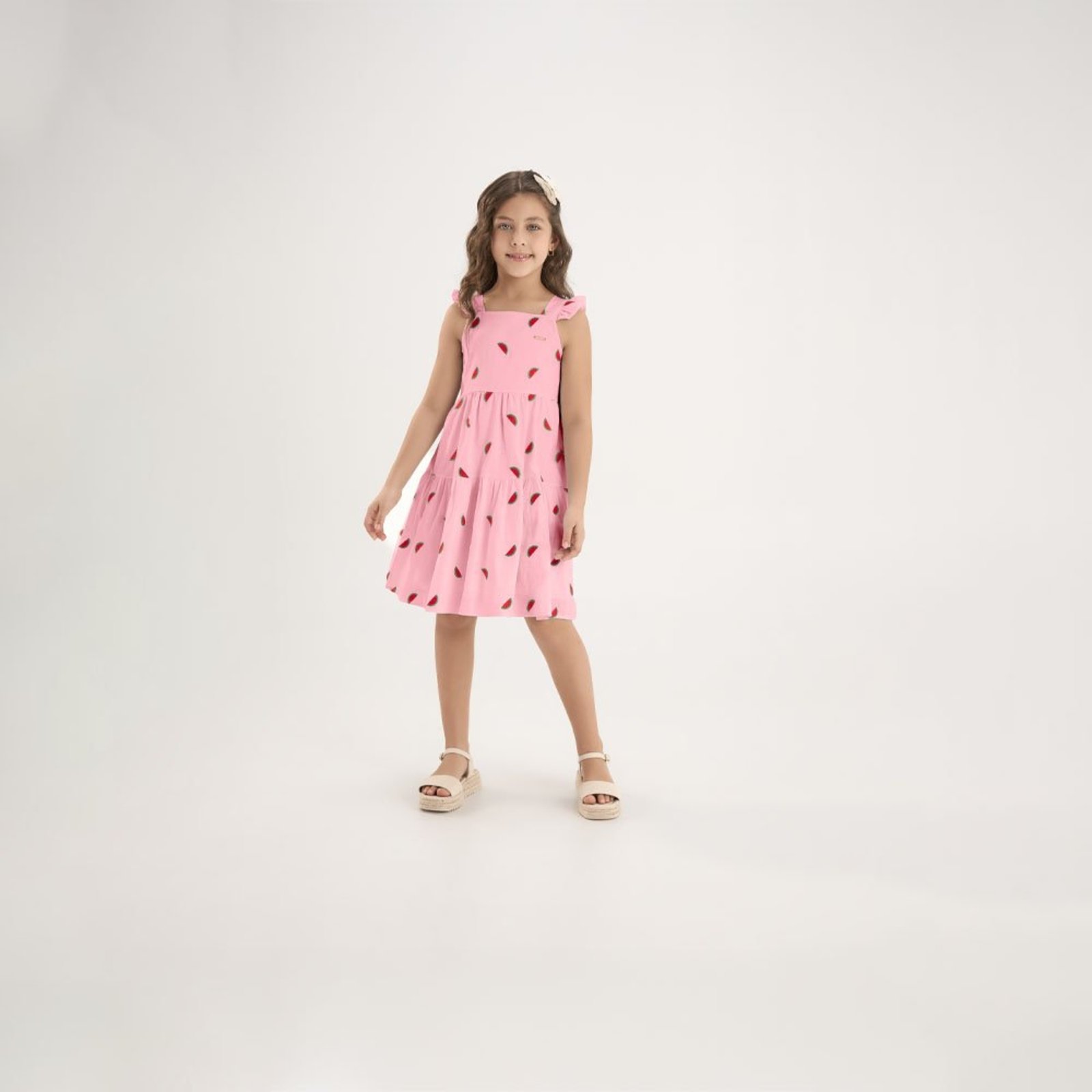 Infantil - Vestido Rosa Pulla Bulla Menina - 53818-1