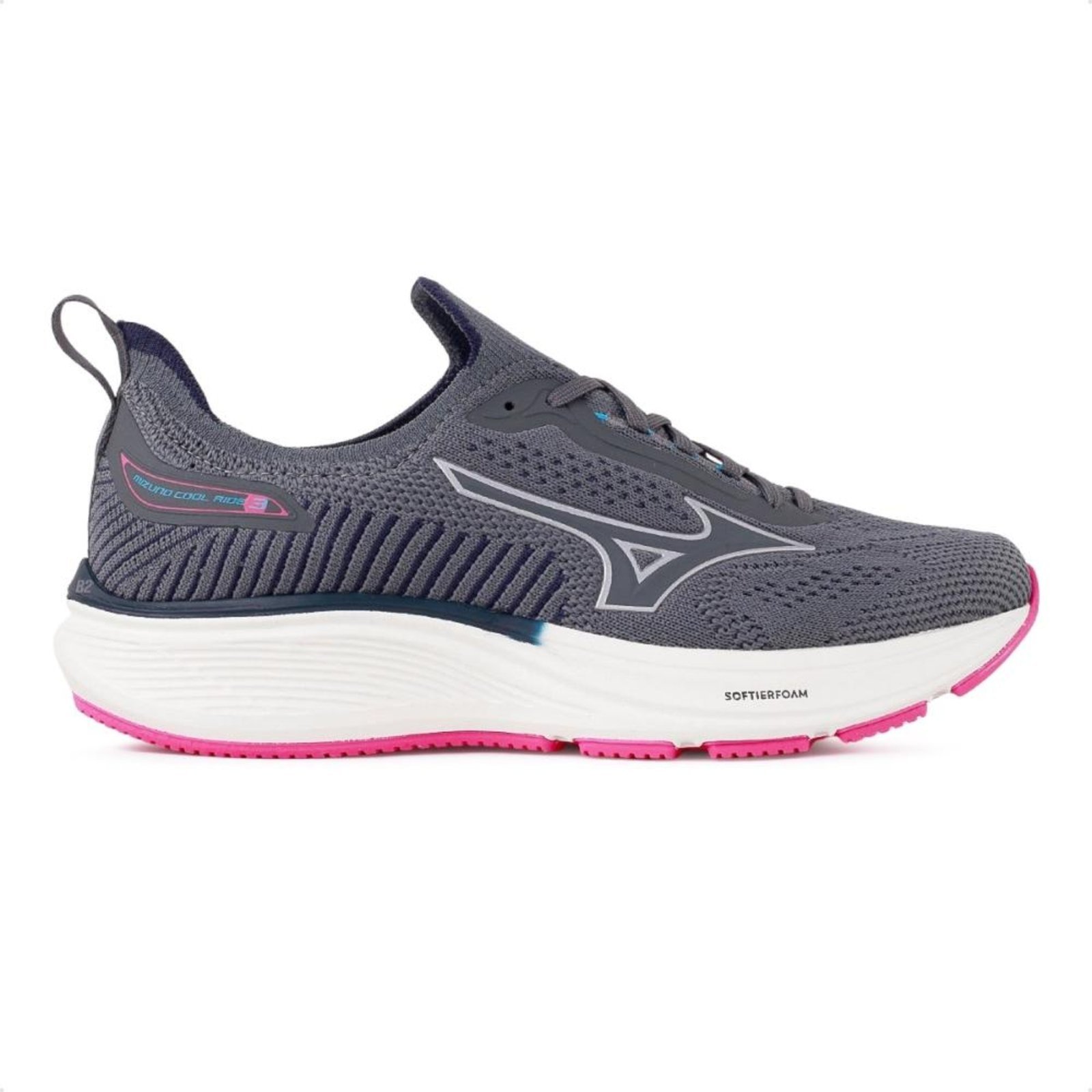 Tênis Mizuno Cool Ride 3 Feminino Cinza