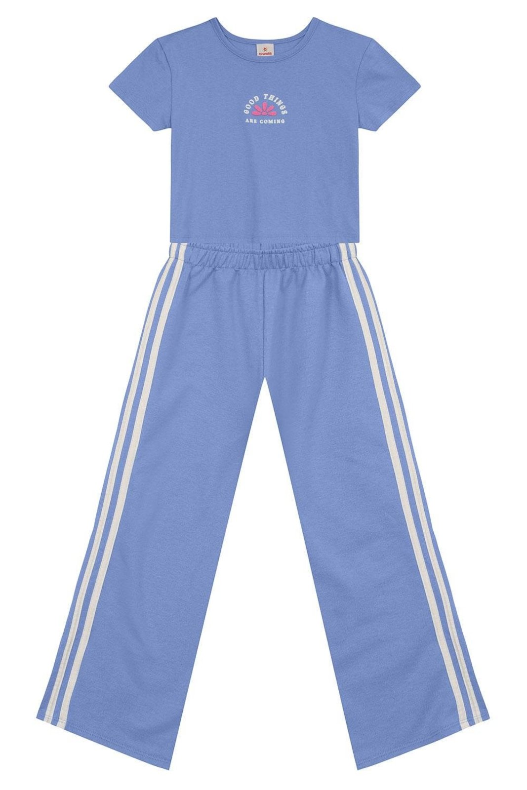 Infantil - Conjunto menina de flor Brandili