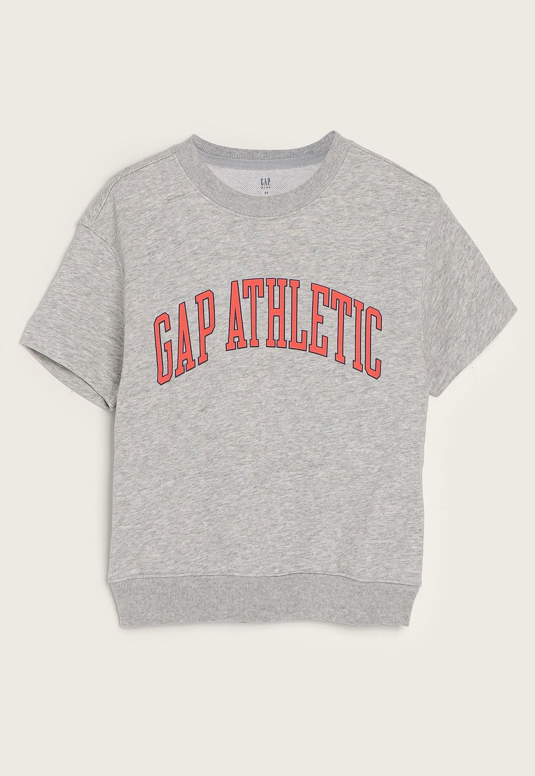 Infantil - Camiseta GAP Athletic Cinza
