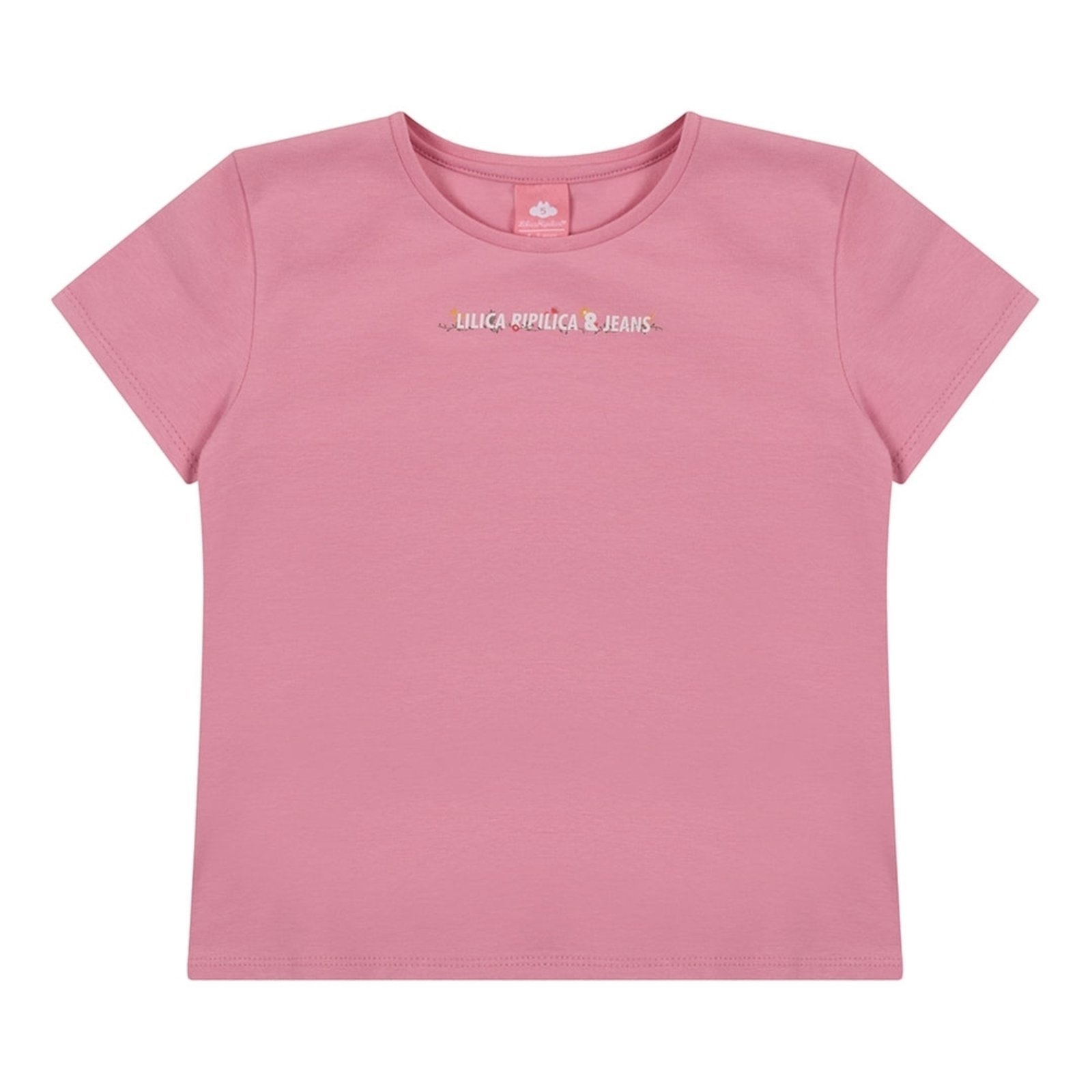 Infantil - Blusa Manga Curta Feminina Lilica Ripilica
