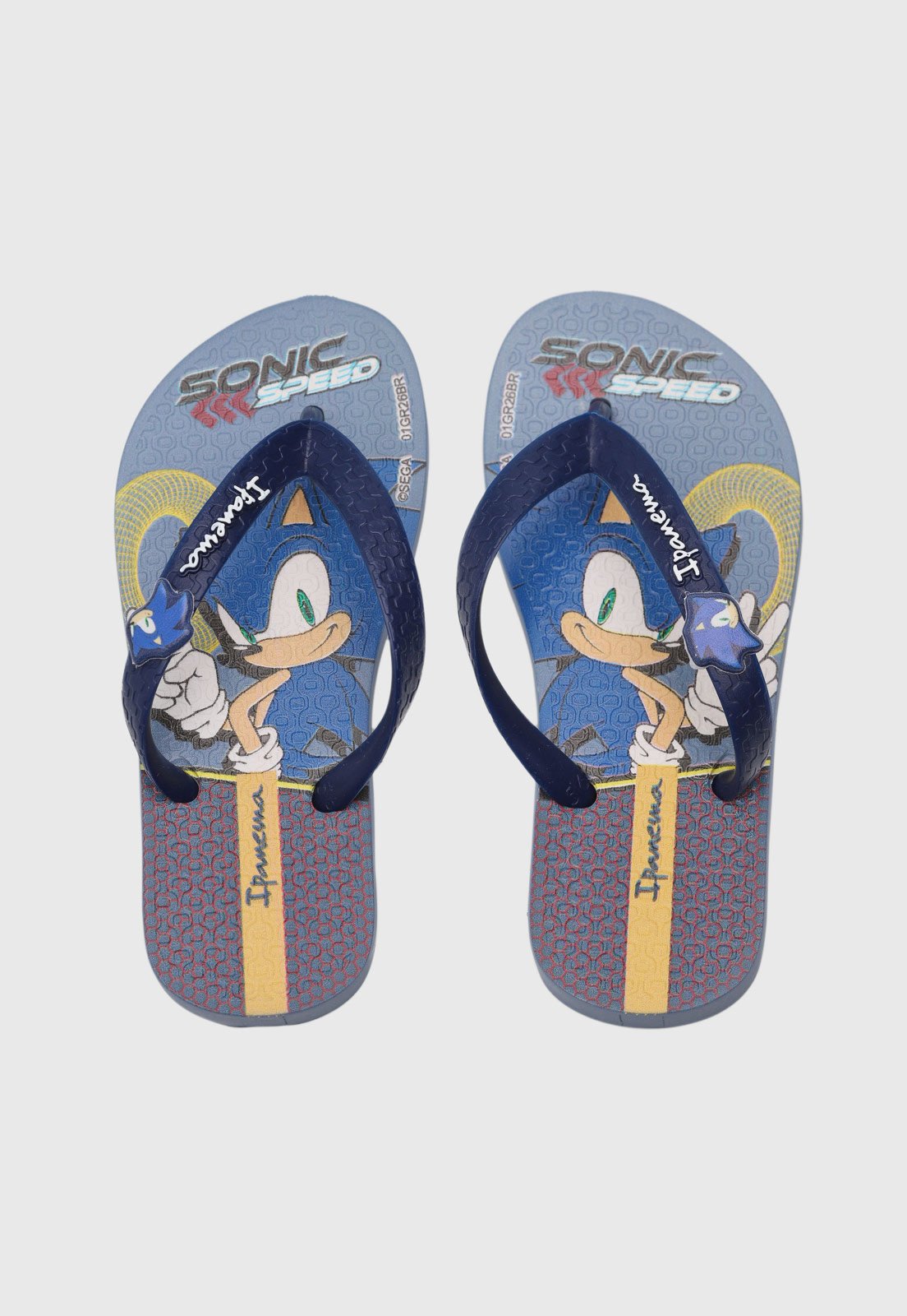 Vista 2 Infantil - Chinelo Ipanema Sonic Lets Ipanema Kids azul Ipanema Kids azul