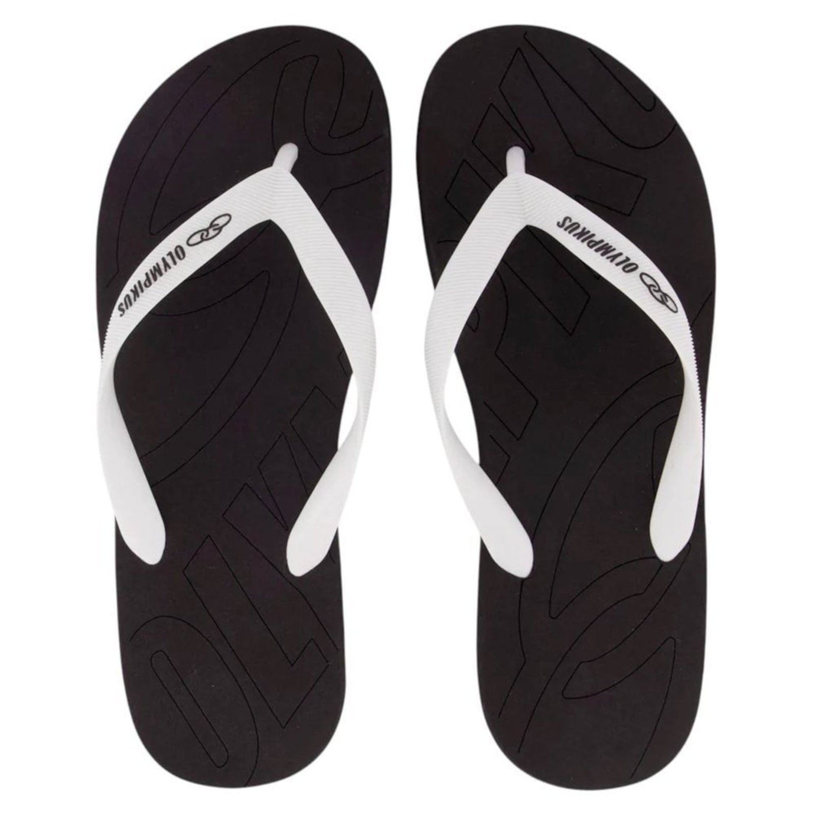 Chinelo Olympikus Livre Masculino - Marrom - olympikus