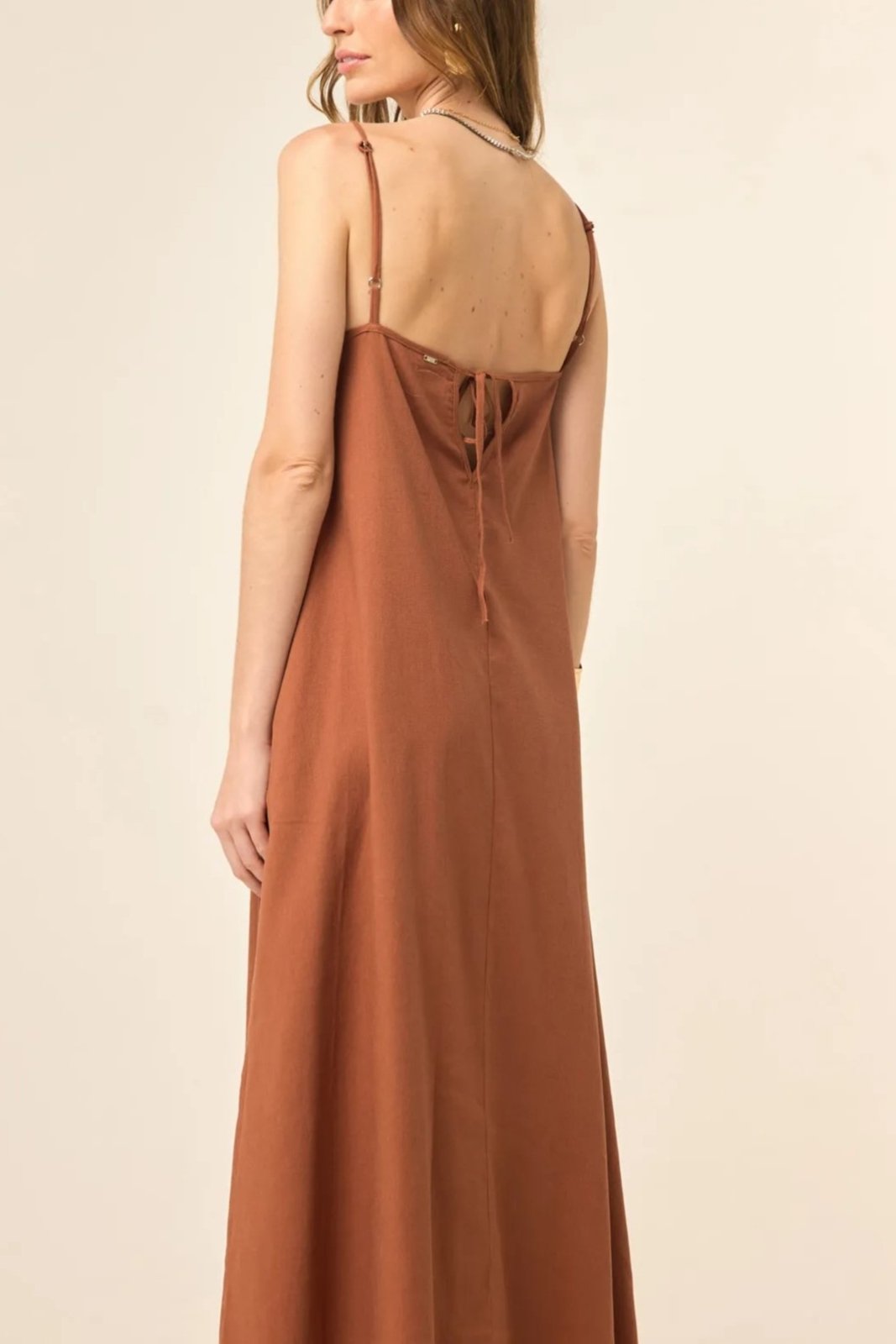 Vista 3 Vestido Nadine VIC BRAND marrom VIC BRAND marrom