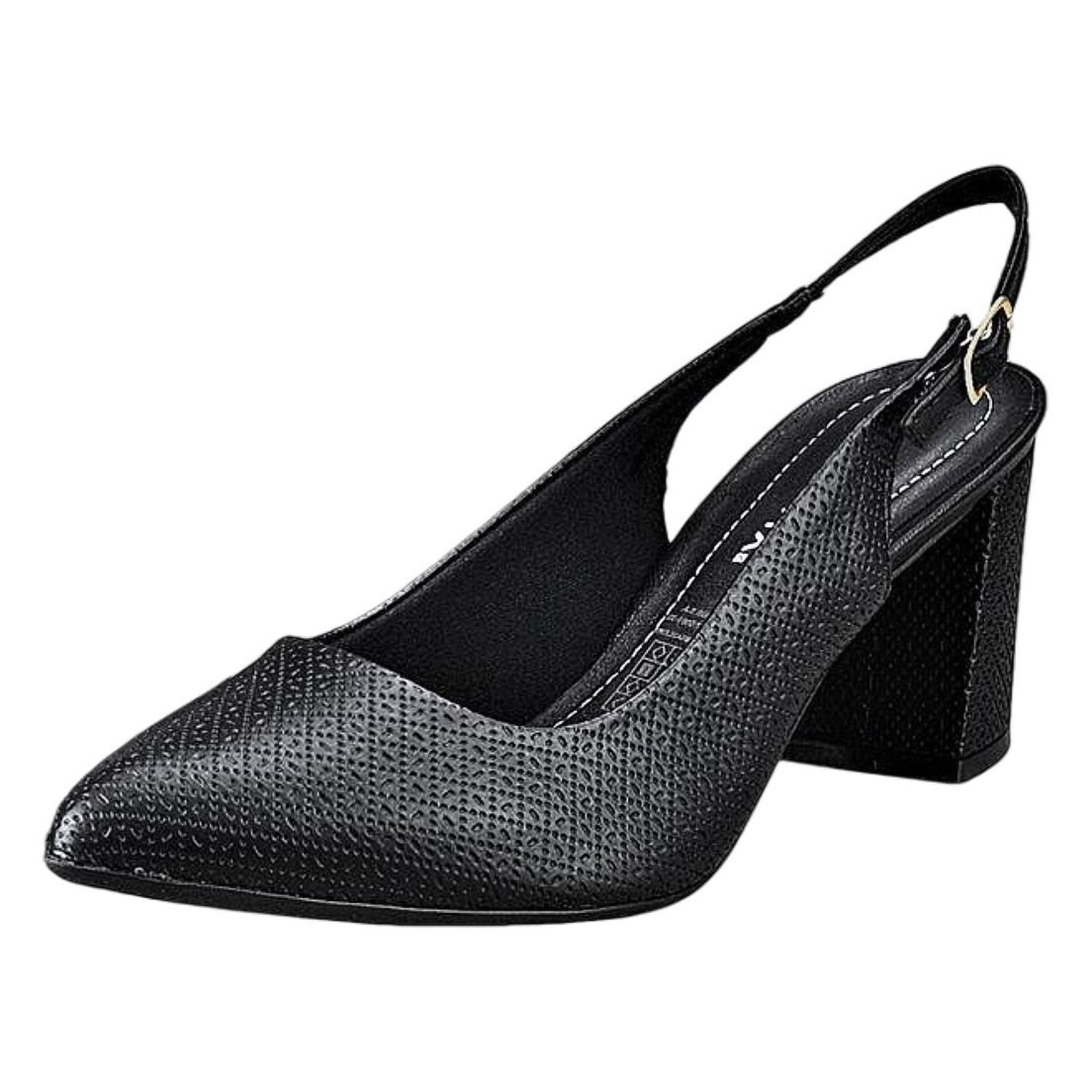 Sapato Slingback Feminino Salto Médio Flare Moda Piccadilly