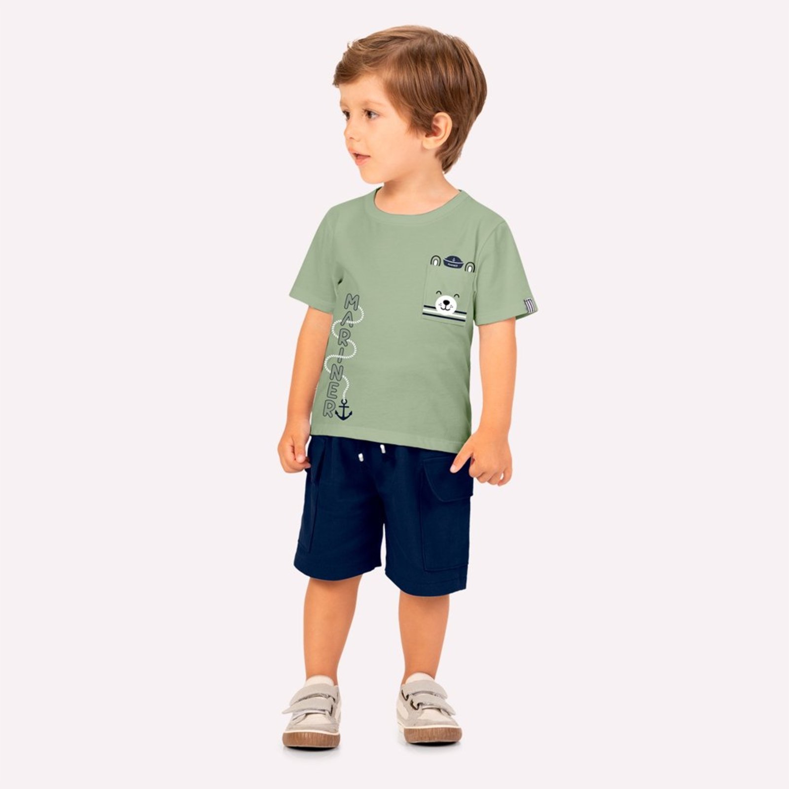 Infantil - Camiseta Menino Ursinho Kyly