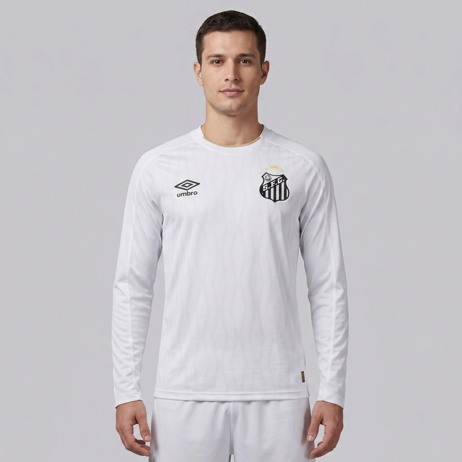 Camisa Umbro Santos I 2026 Manga Longa