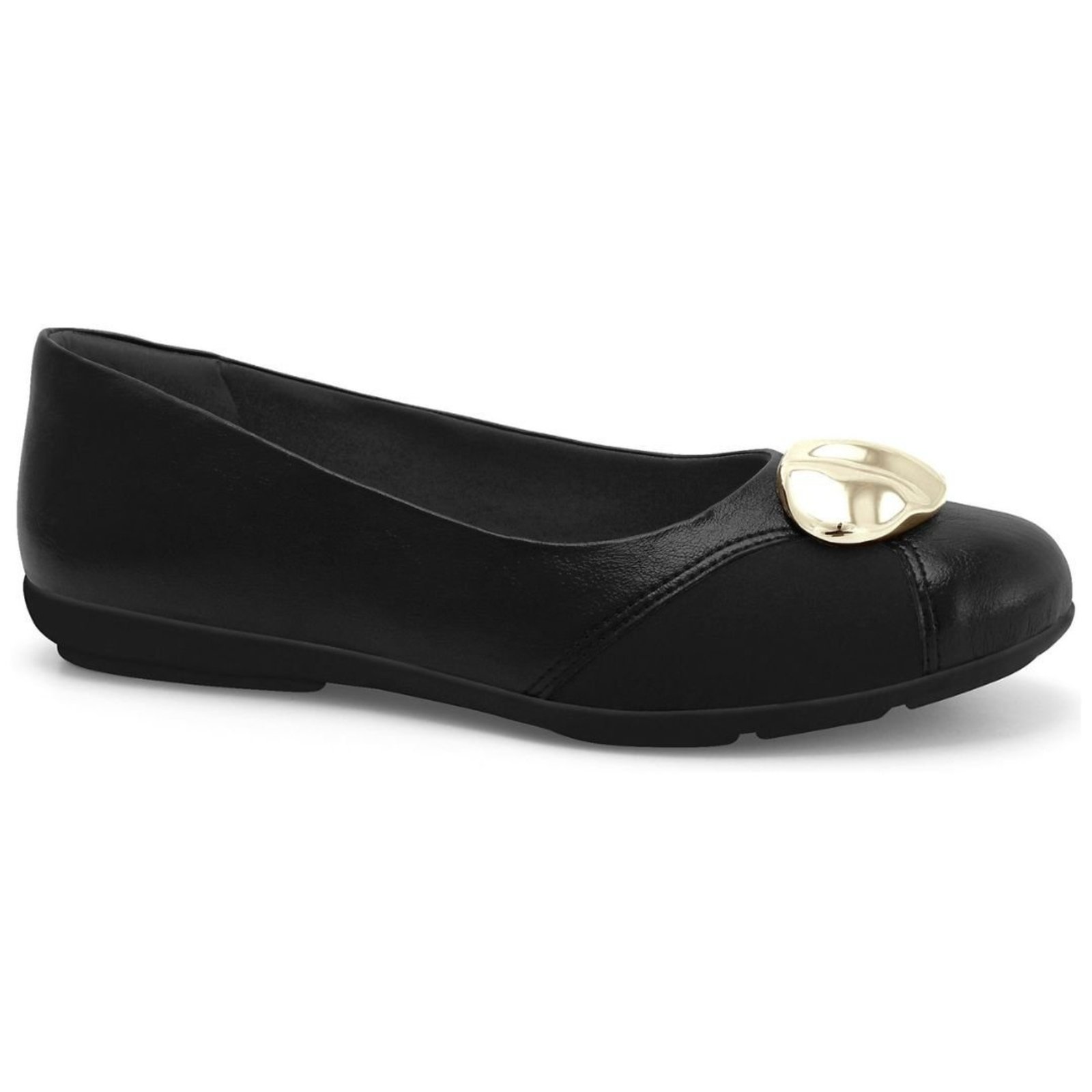 Sapatilha Feminina Macia Comfortflex 2663301 - Preto