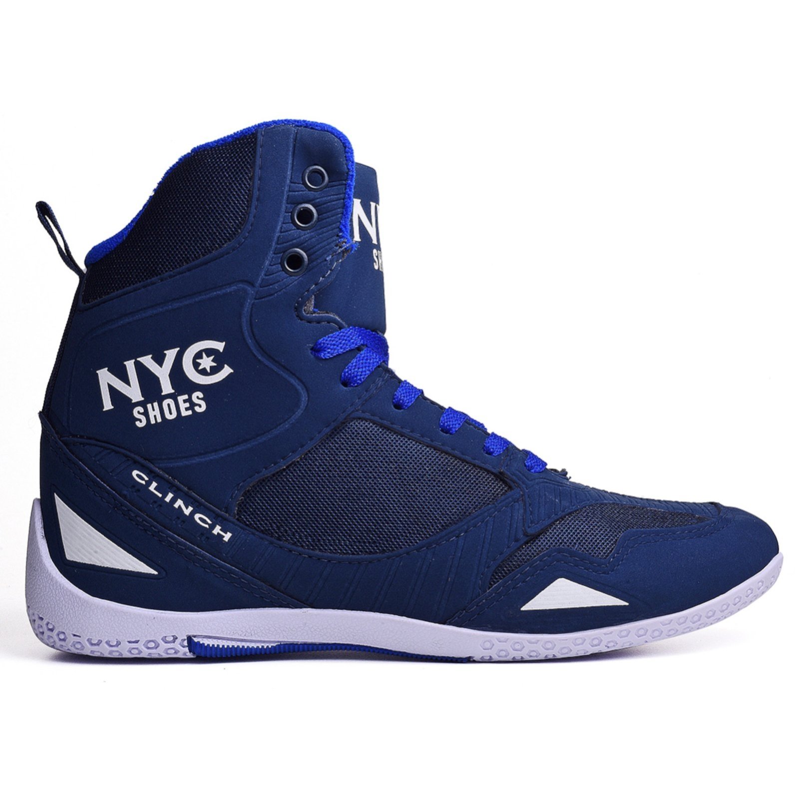 Tênis Bota Adulto para Academia e Treino Nyc Shoes Original Unissex Marinho Branco