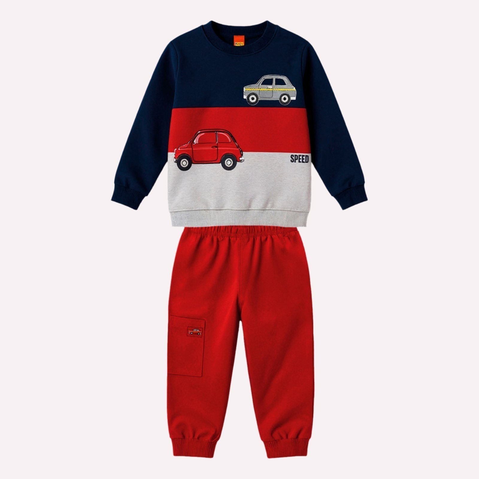 Infantil - Conjunto Menino Carros Kyly