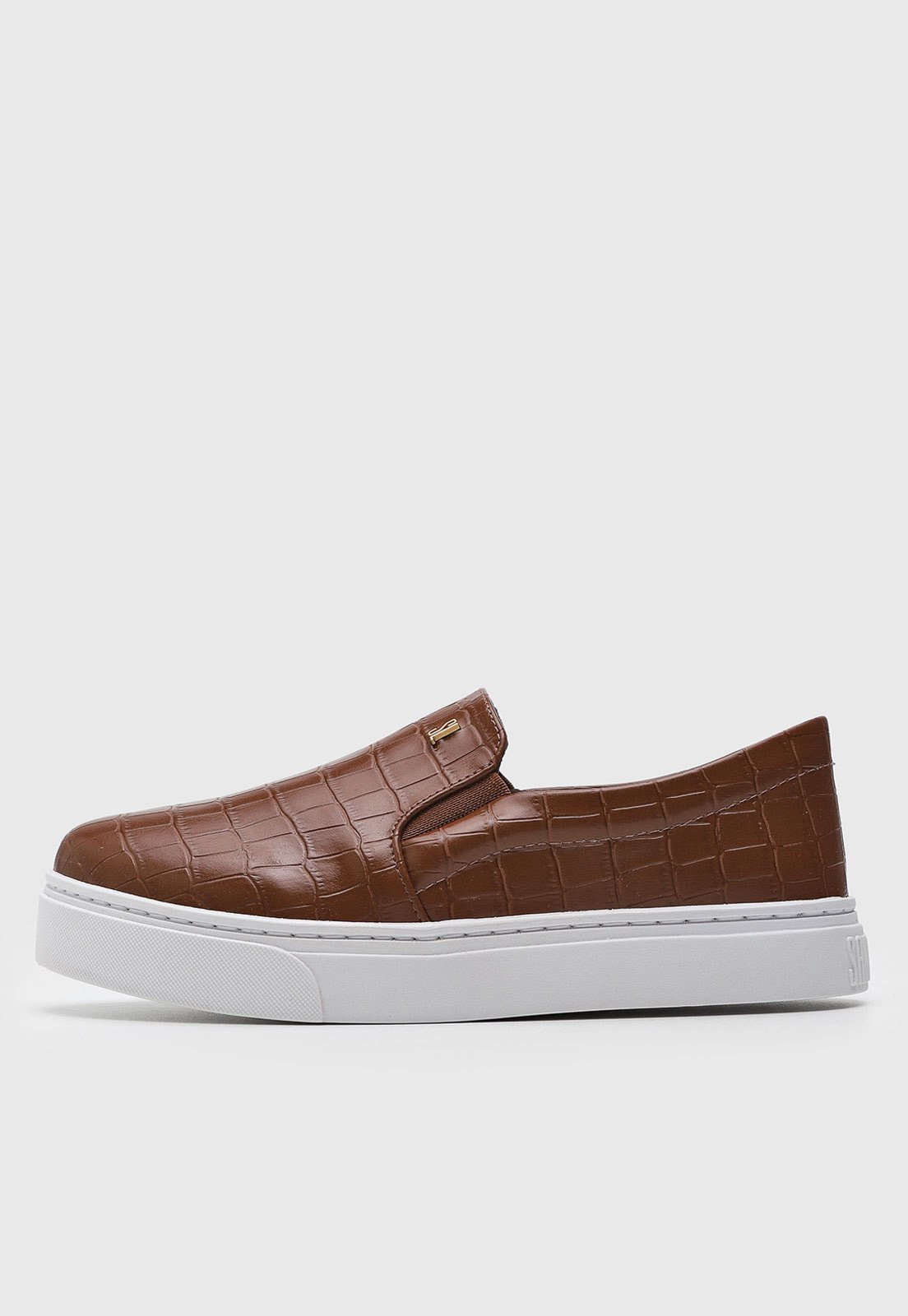 Vista 2 Tênis Feminino Santa Lolla Slip On marrom Santa Lolla marrom