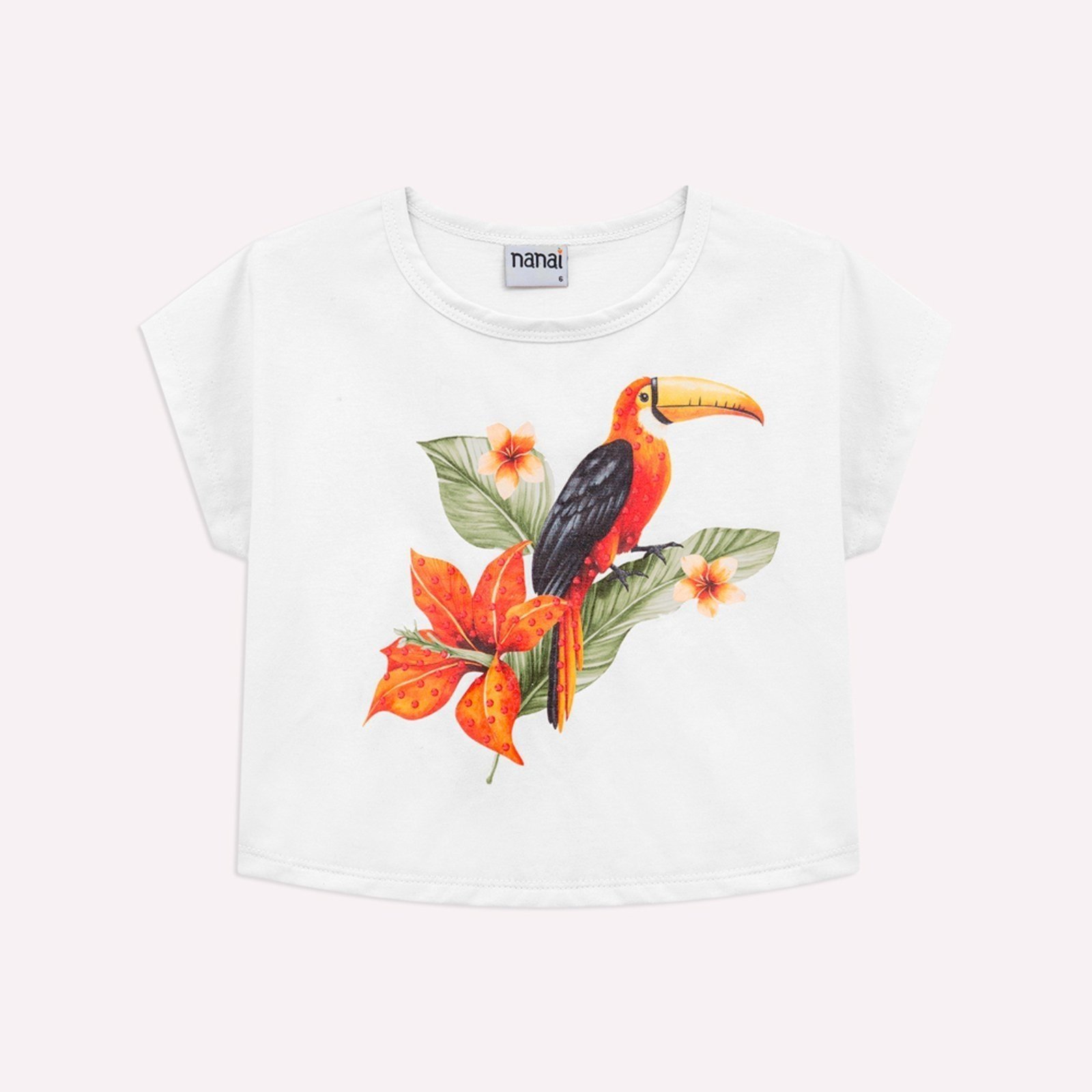 Infantil - Blusa Cropped Menina Tucano Nanai