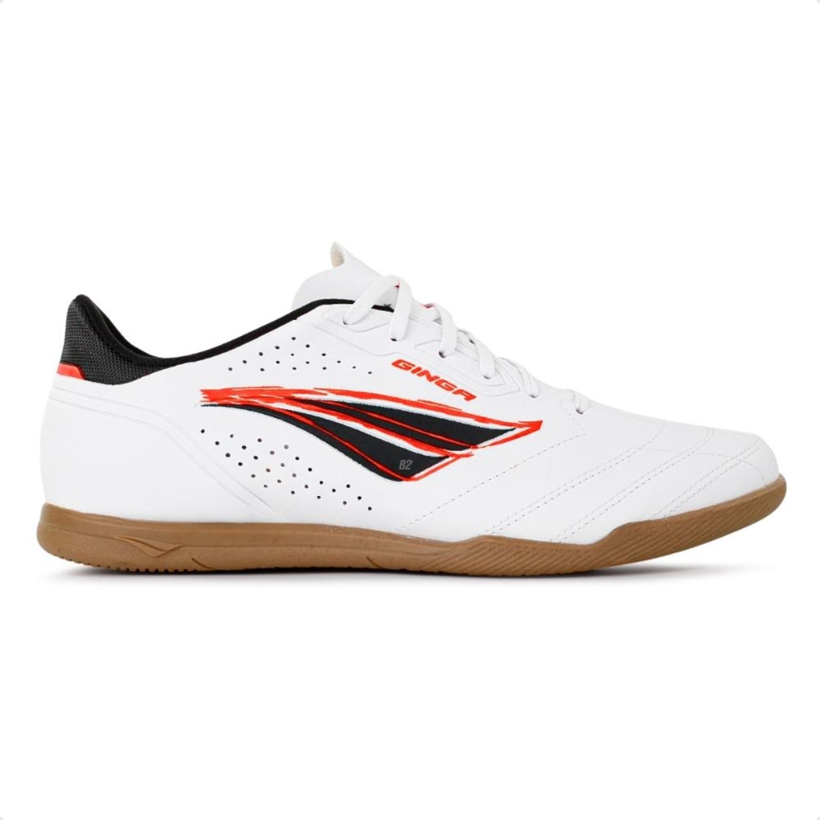 Chuteira Futsal Penalty Ginga Y-1 Unissex Branco