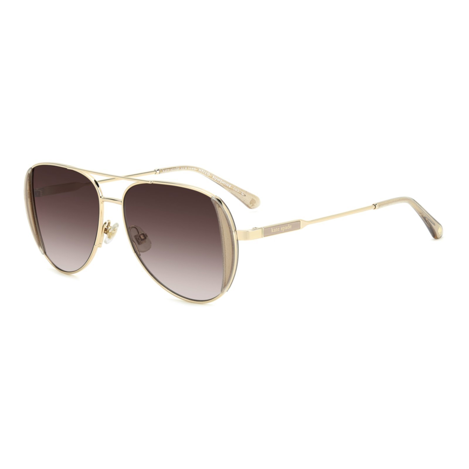 Óculos de Sol Kate Spade KS Navy/G/S 4S4 – Dourado 53