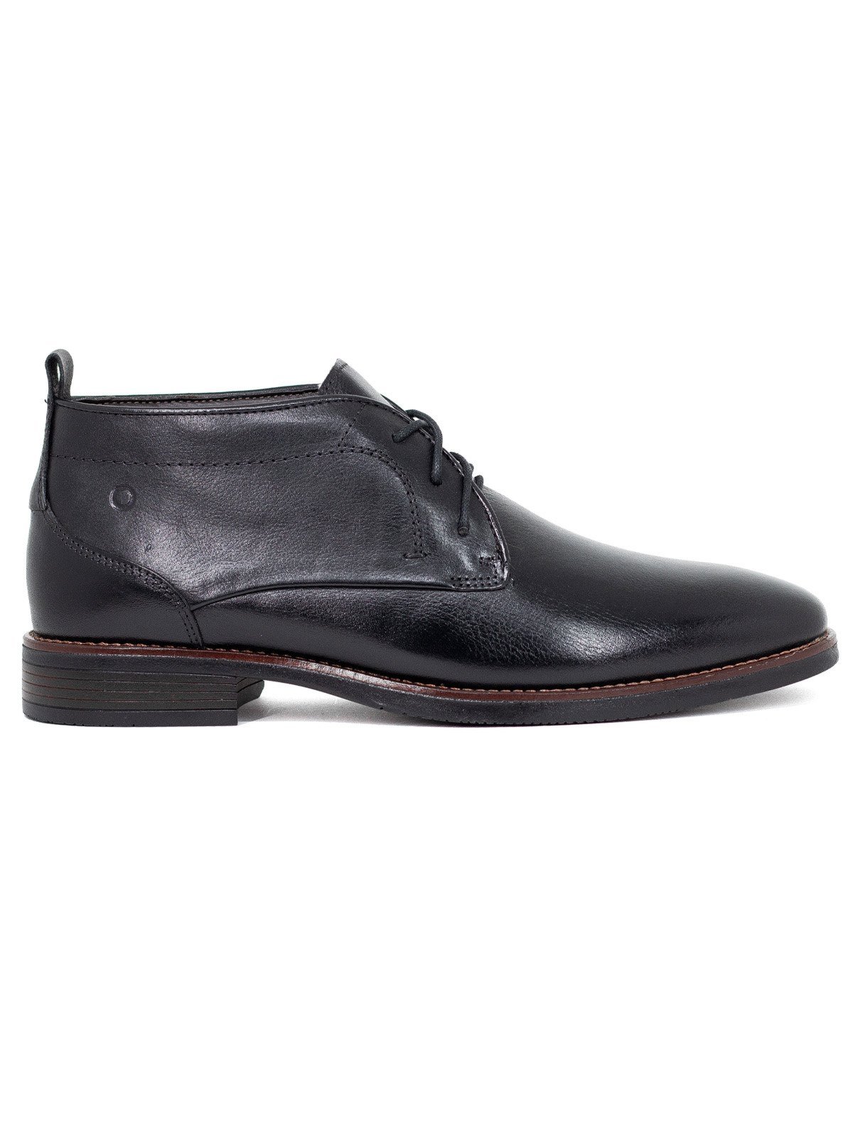 Bota Masculina Democrata Metropolitan Taylor Hi Soft 32 Couro Confortável Preto