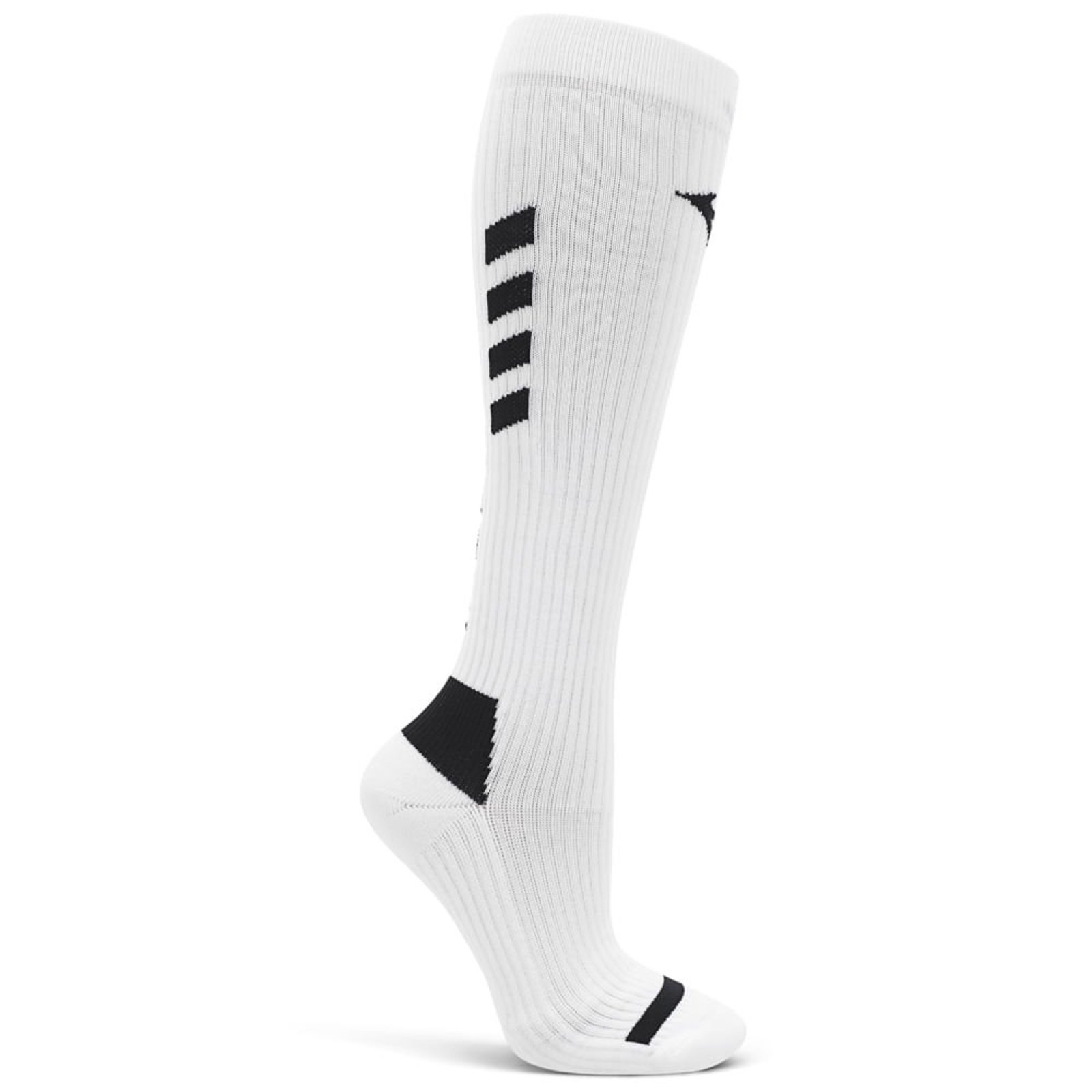 Vista 3 Meia Mizuno Compressão Performance II Cano Alto Mizuno branco