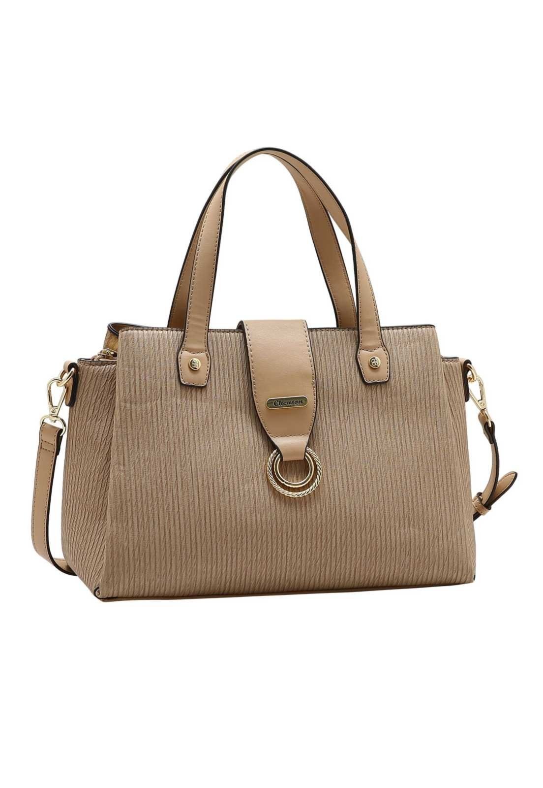 Bolsa Feminina Chenson Mão Casual Chic 3485903 Bege
