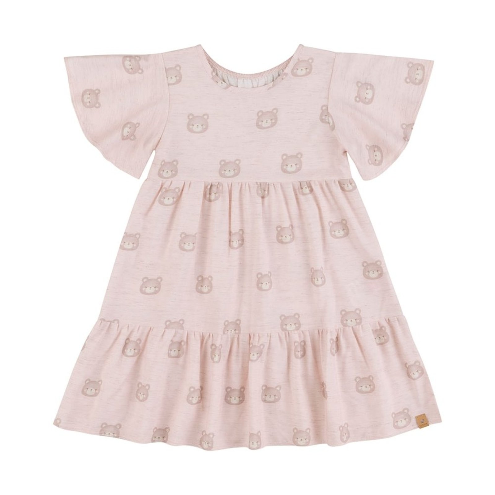 Infantil - Vestido Curto Estampado Ursinho Menina Marisol