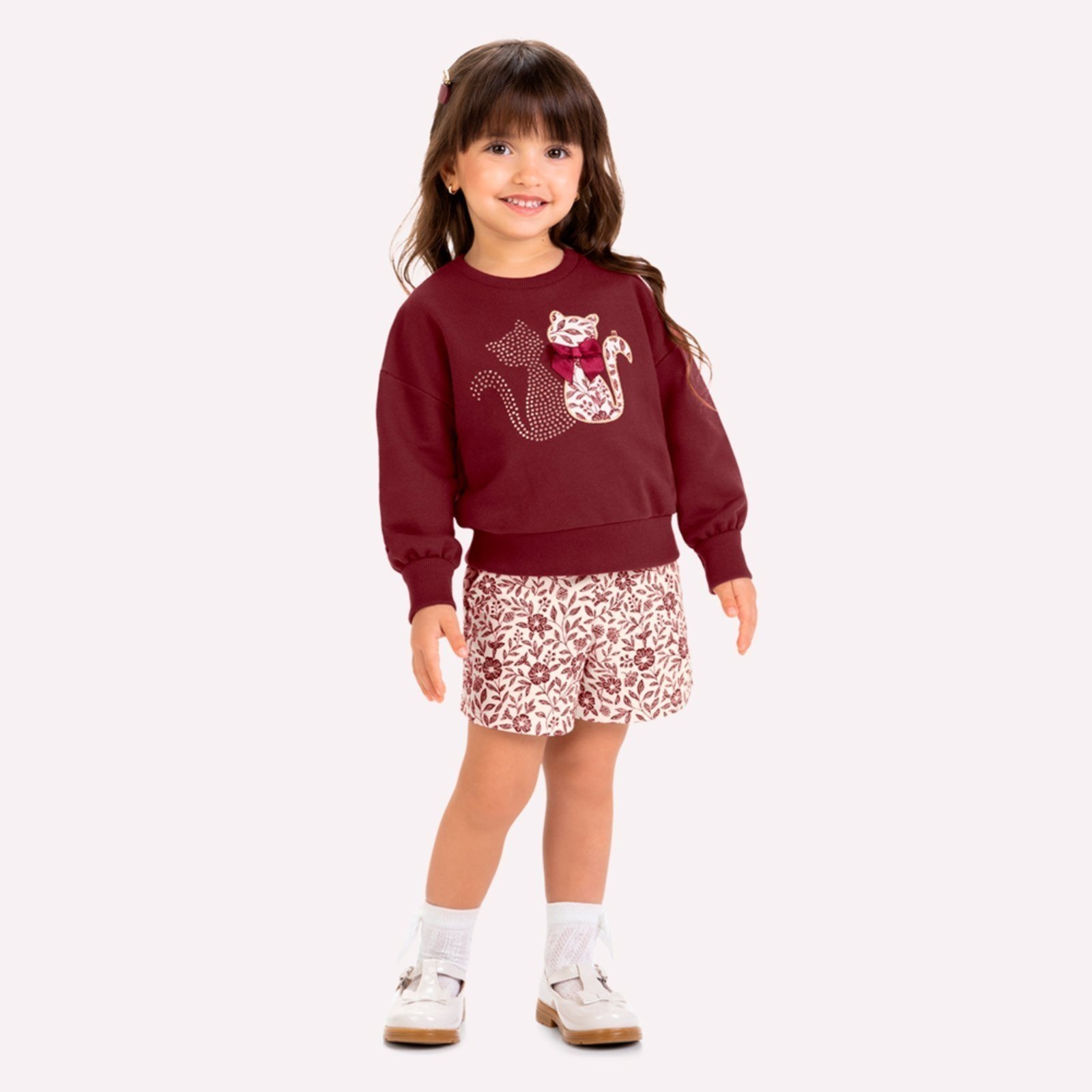 Infantil - Conjunto Menina Gatinhos Milon