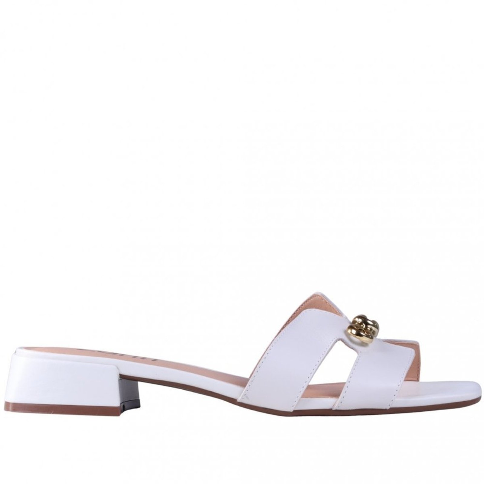 Tamanco Feminino com Detalhe Metálico Zariff 146.023 Zariff Branco