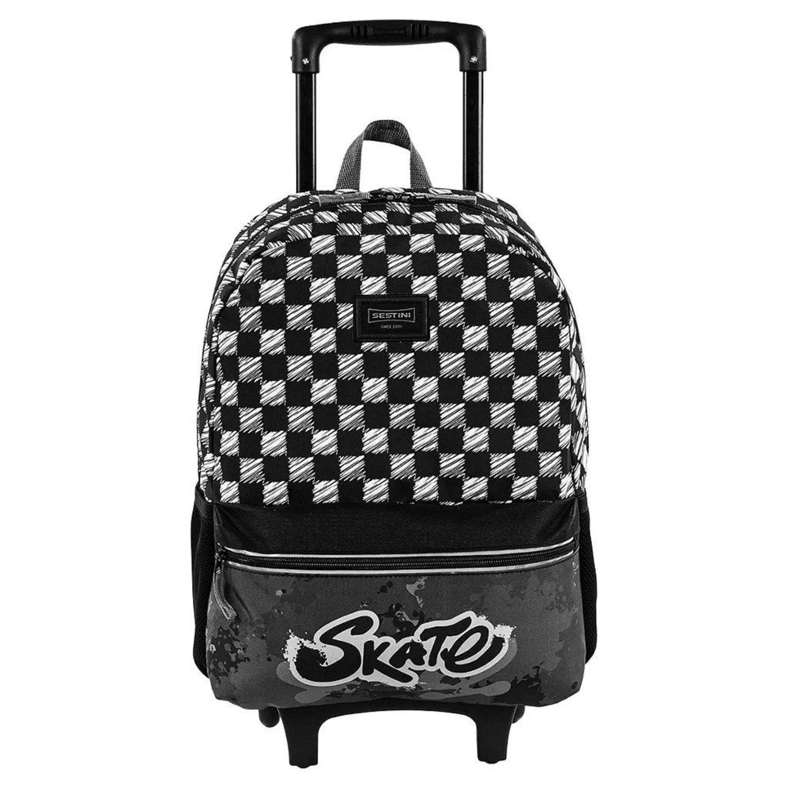Vista 2 Infantil - Mochila Sestini com Rodinhas Grande Sestini Skate Colorido incolor Sestini incolor