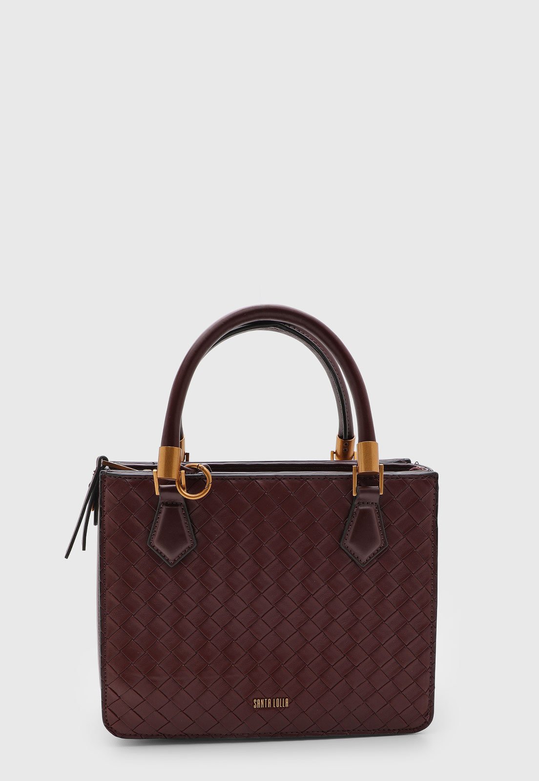 Bolsa Feminina Santa Lolla Trama Vinho