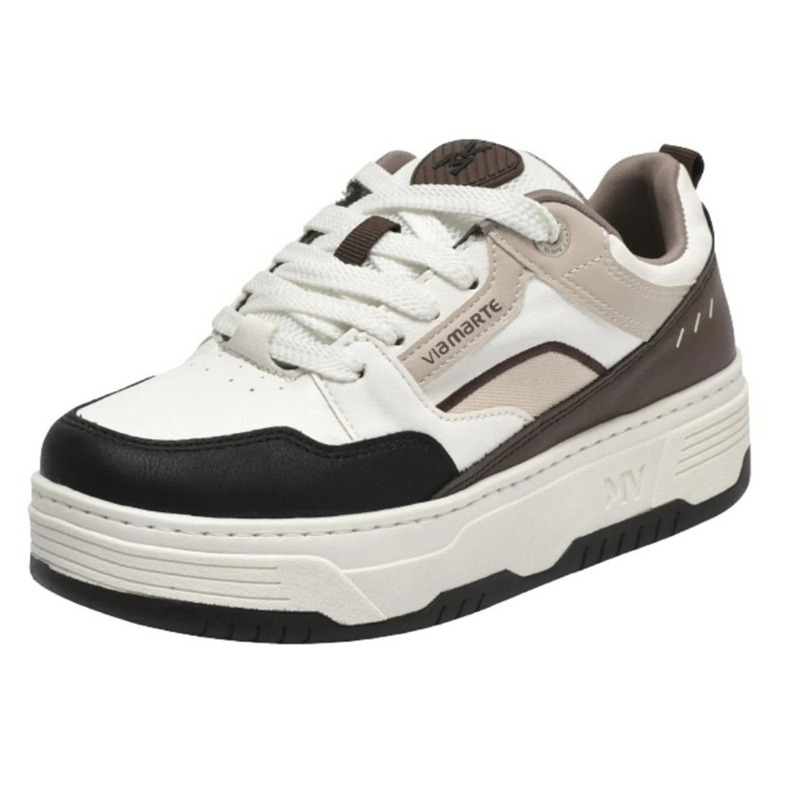 Tênis Casual Feminino Plataforma Conforto Urbano Via Marte