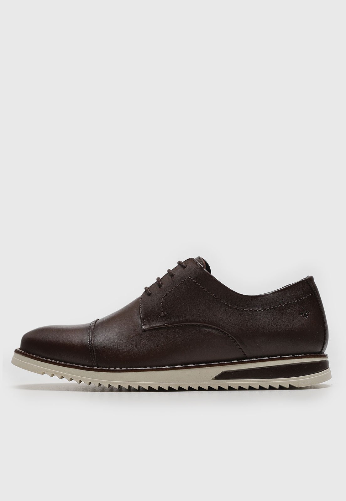 Sapato de Couro Social Dudalina Oxford Marrom