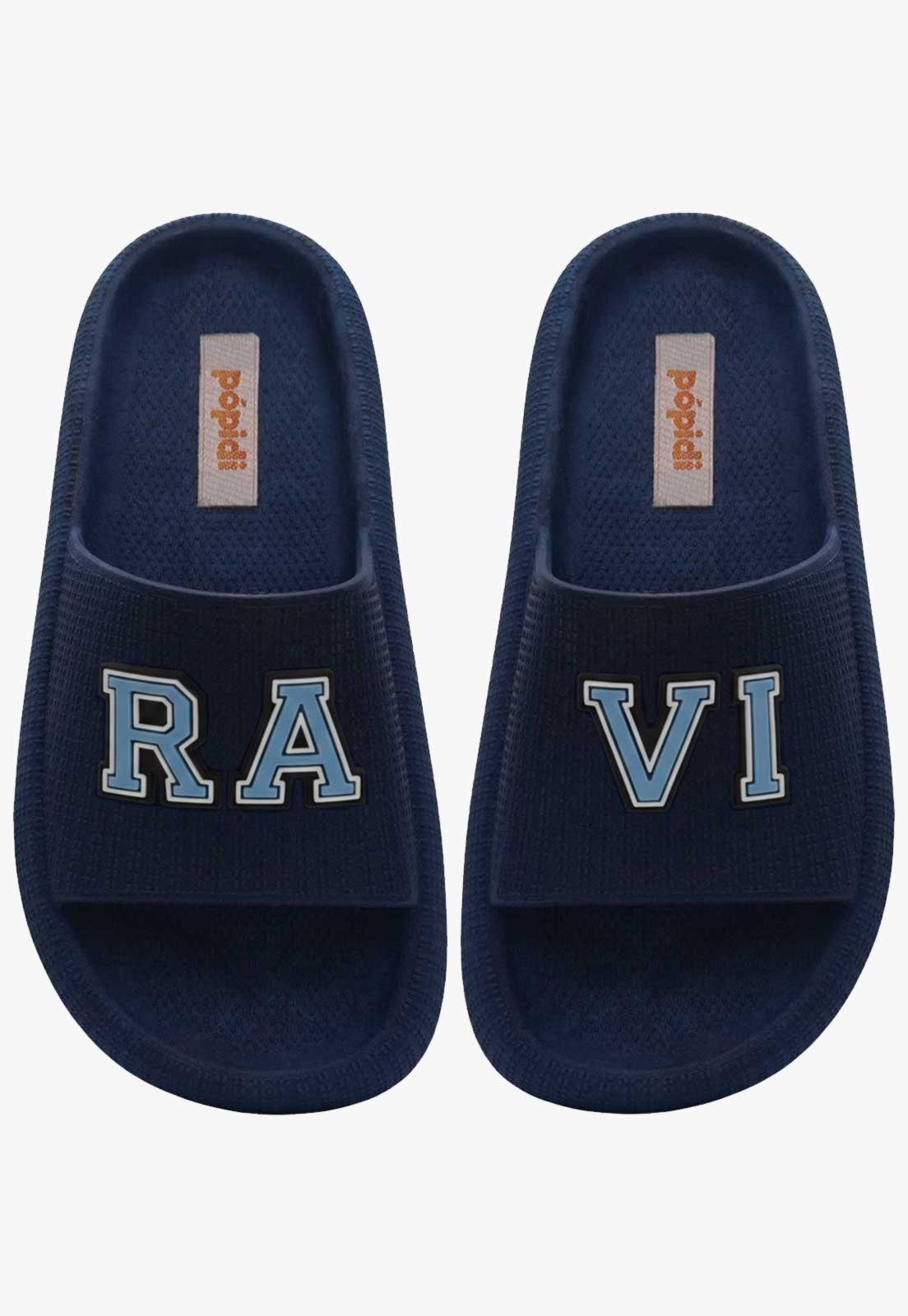 Infantil - Chinelo Pópidi Personalizado RAVI Estilo Nuvem Marinho