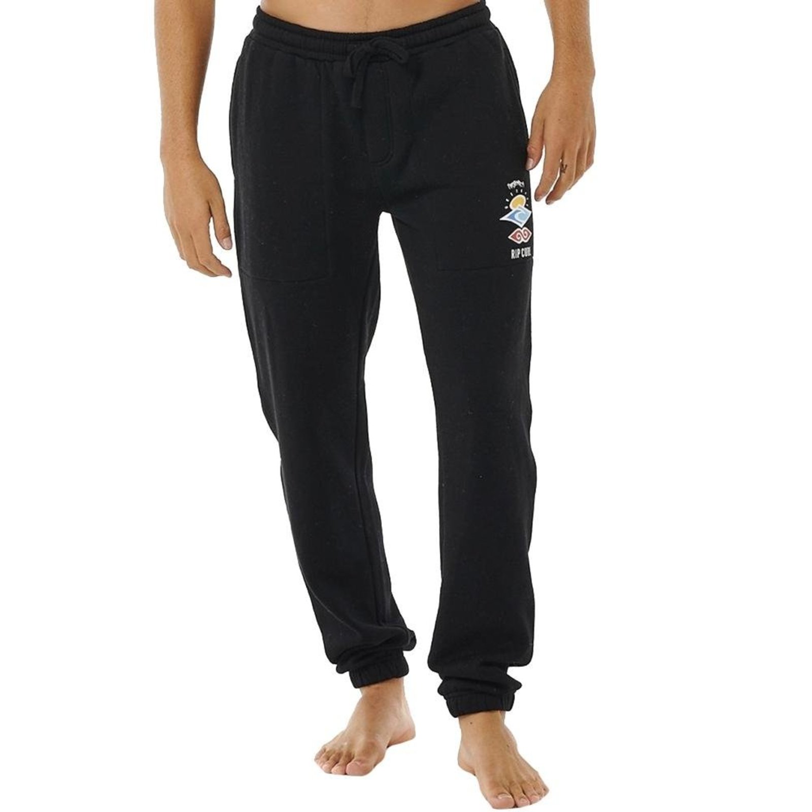 Calça Rip Curl Moletom Search Icon WT26 Masculino Preto