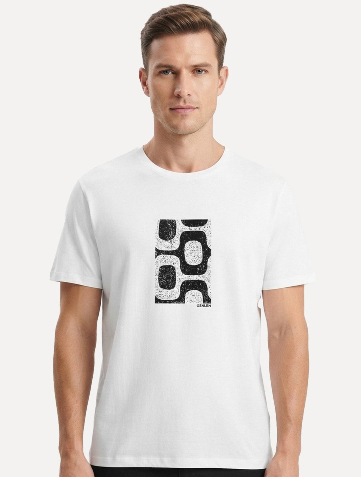 Camiseta Osklen Masculina Regular Vintage Calçadão Branca