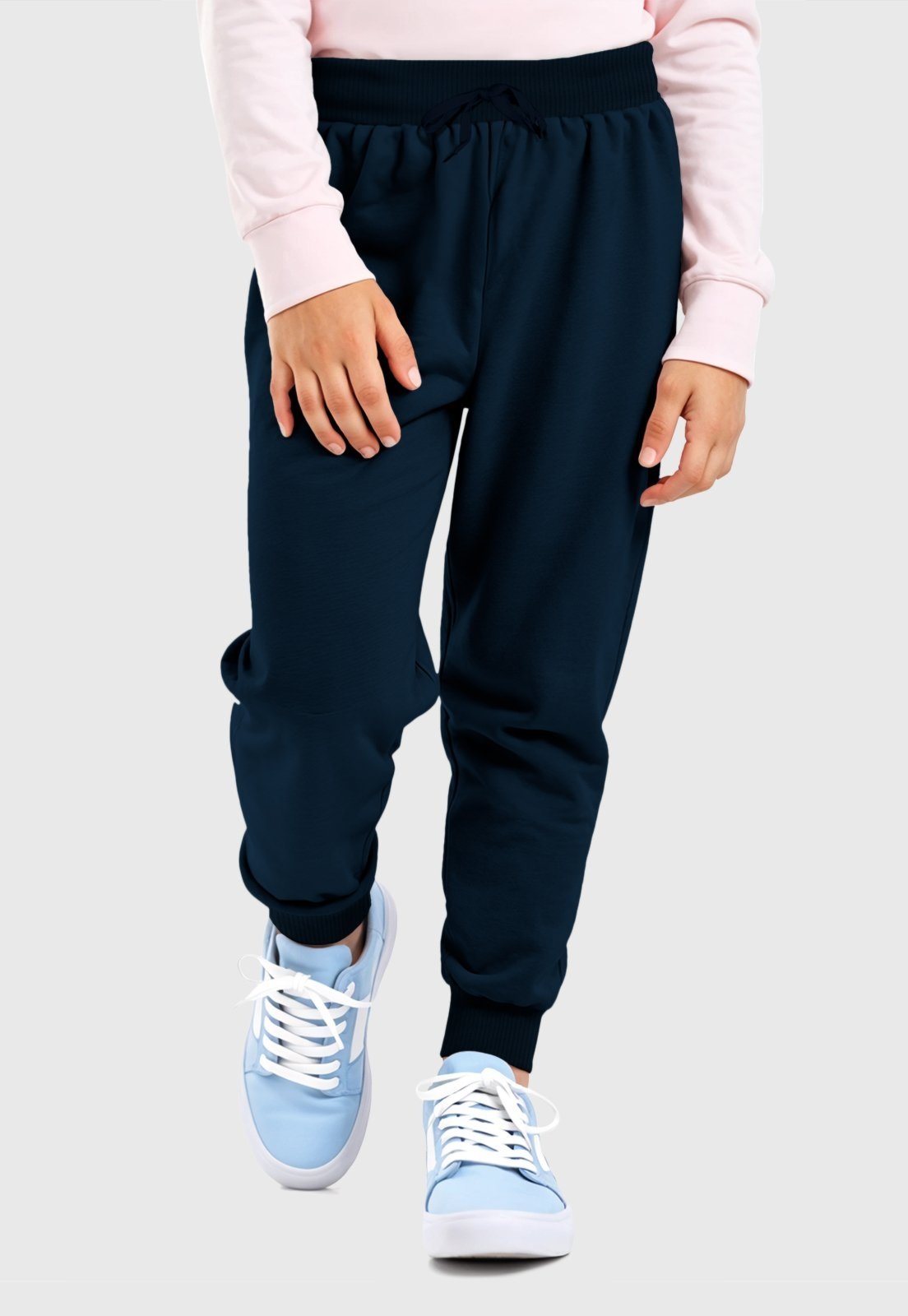 Infantil – Calça Moletom Menina Marinho Benellys