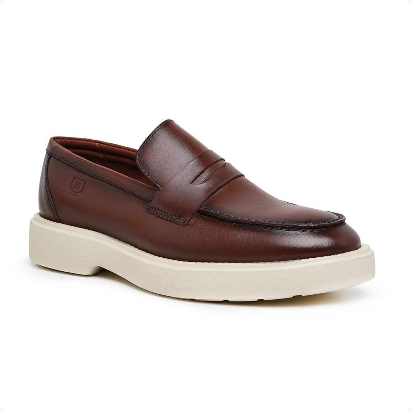 Sapato Loafer Masculino Malbork Couro Solado Casual 026004M