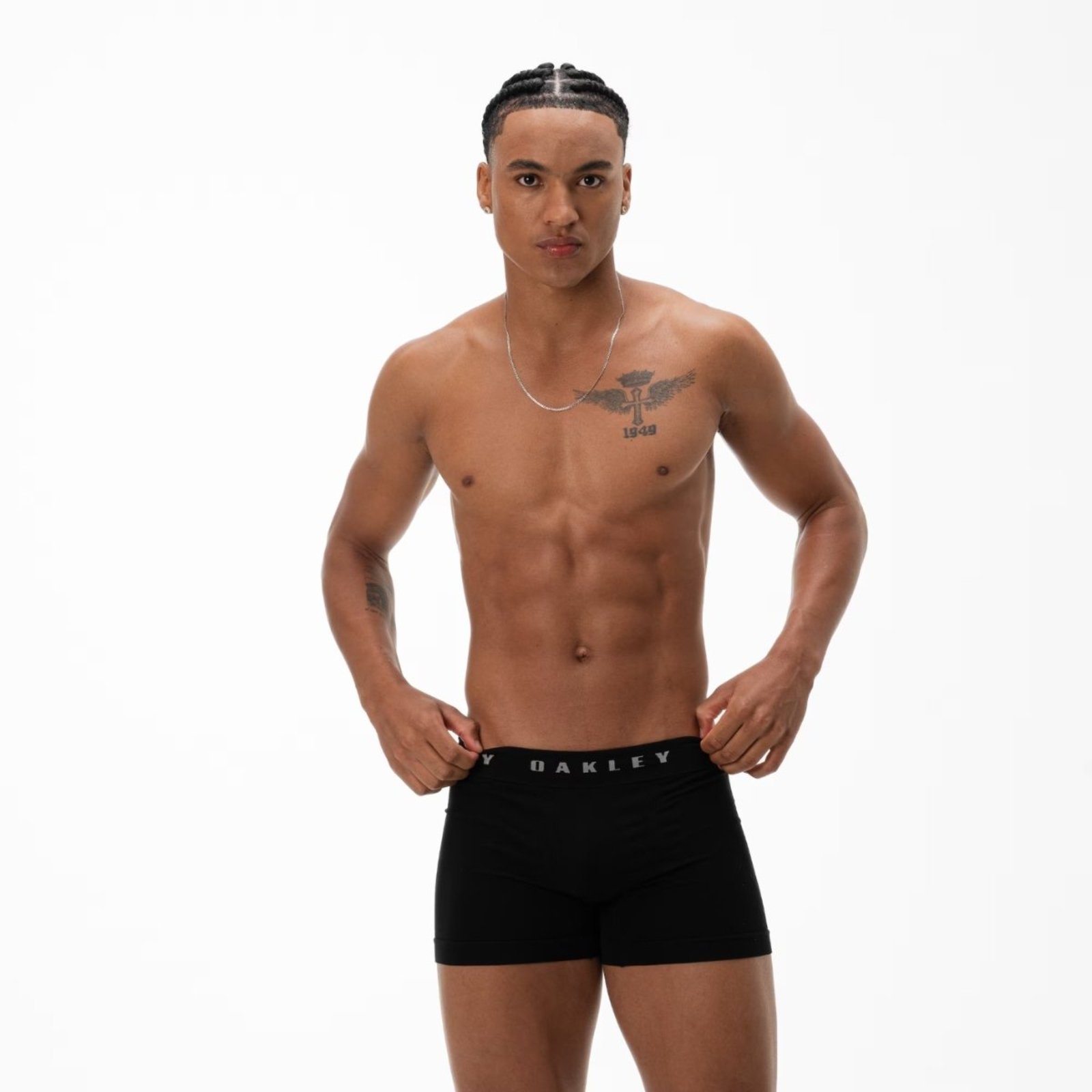 Cueca Oakley Underwear 6" Pack Jetblack - Jet Black"