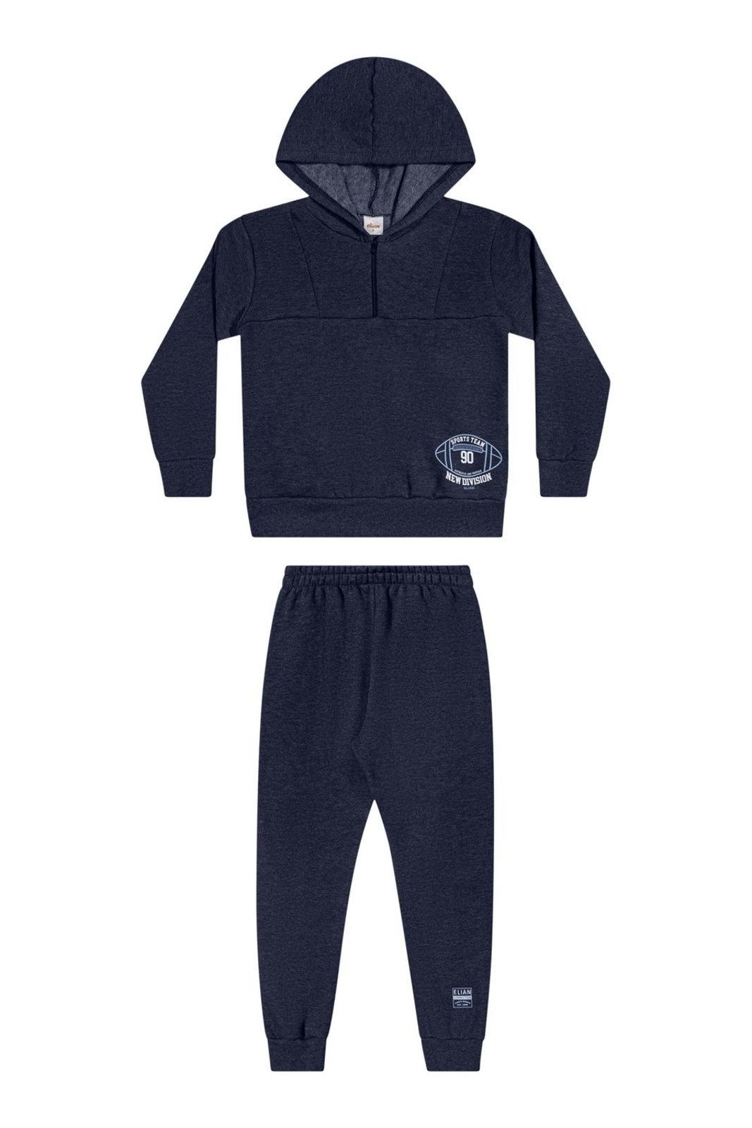 Infantil - Conjunto Longo Menino Sport Elian Azul