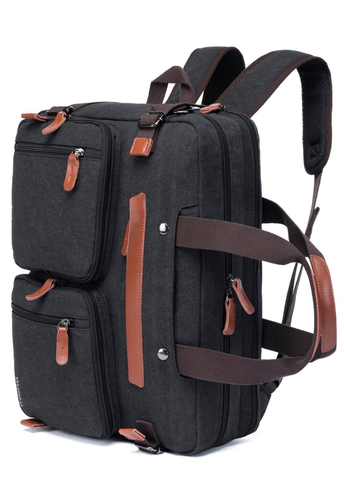 Mochila 3 em 1 Bolsa Pasta Carteiro Resistente para Notebook Executiva