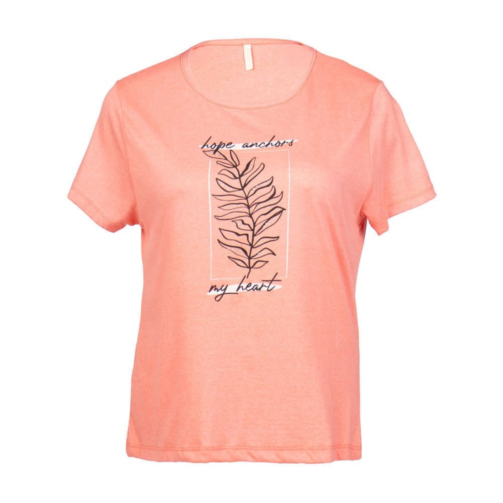Vista 3 Blusa Feminina Rechsul Plus Size Estampa Floral Salmão/Preto rosa RechSul rosa