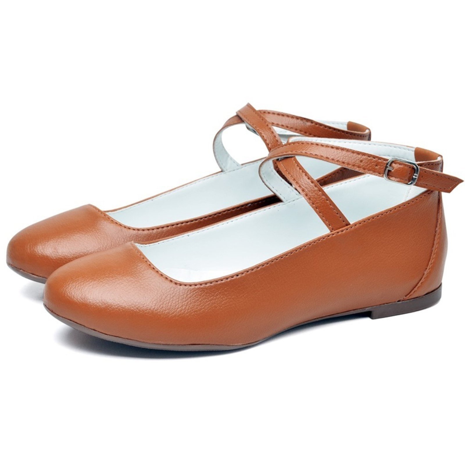 Sapatilha Bailarina Feminina DUBUY 3002FG Caramelo