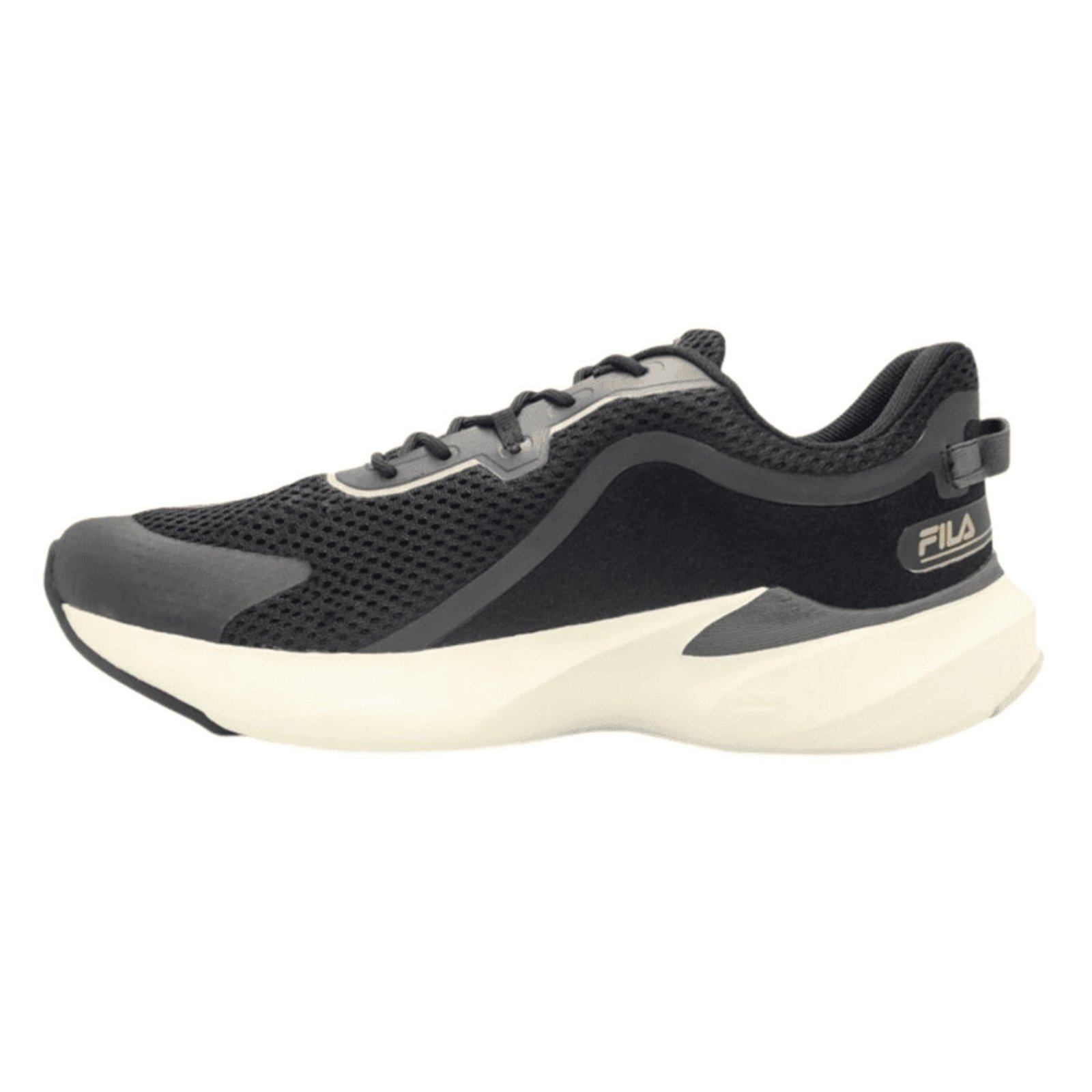 Vista 3 Tênis Fila Recovery Feminino cinza/dourado preto Fila preto