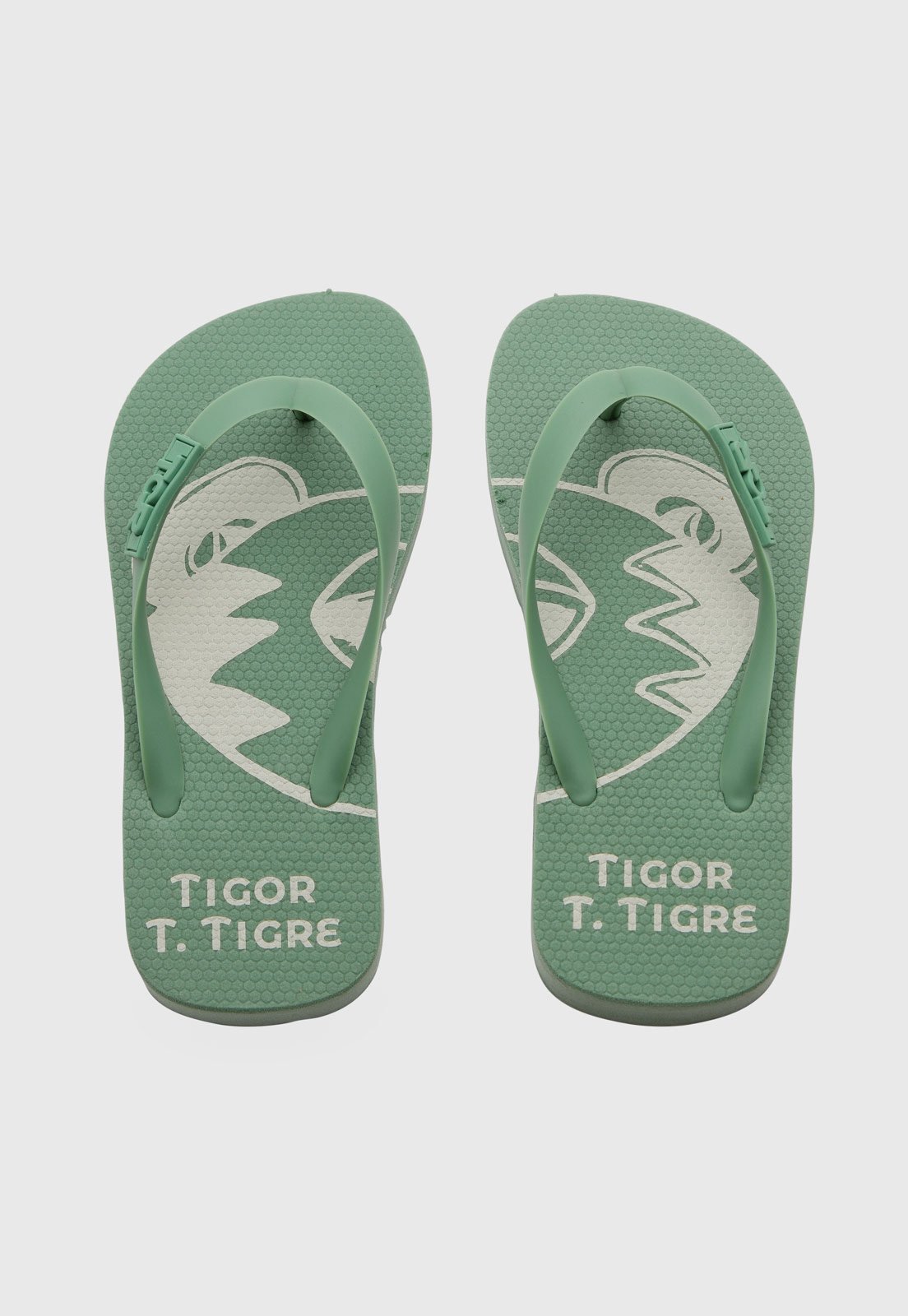 Infantil - Chinelo Tigor T Tigre Logo Verde