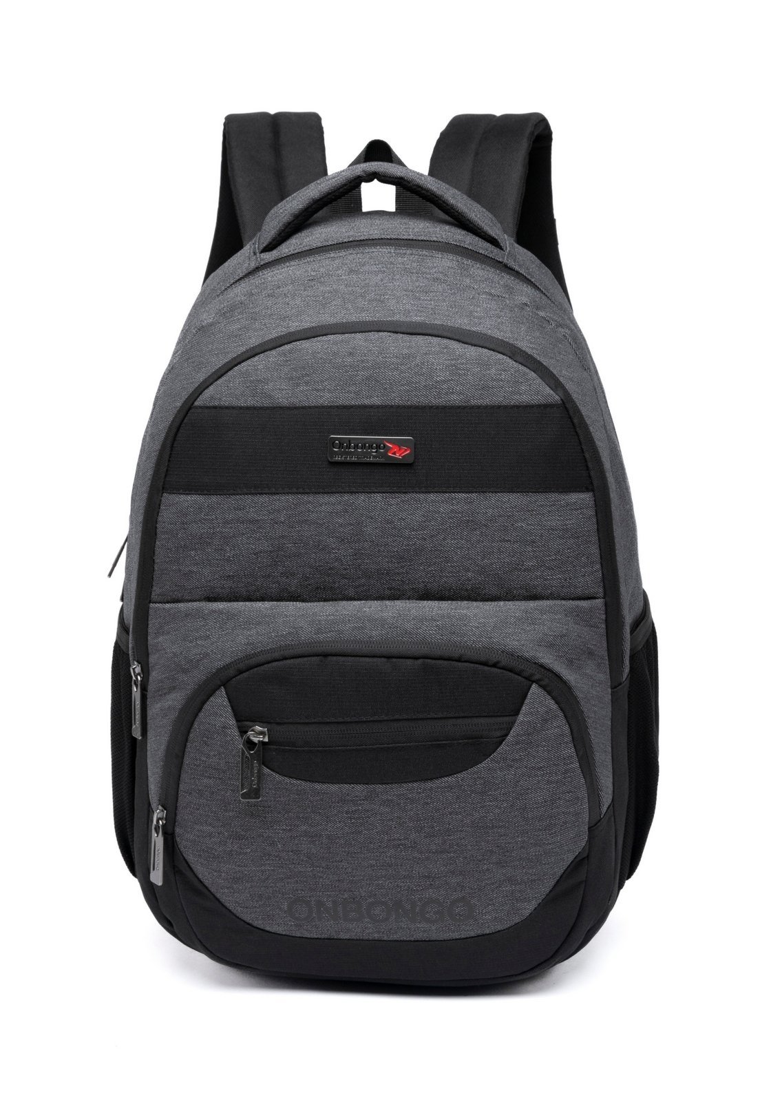 Mochila Bolsa Cinza Reforçada Trabalho Viagem Notebook Escolar