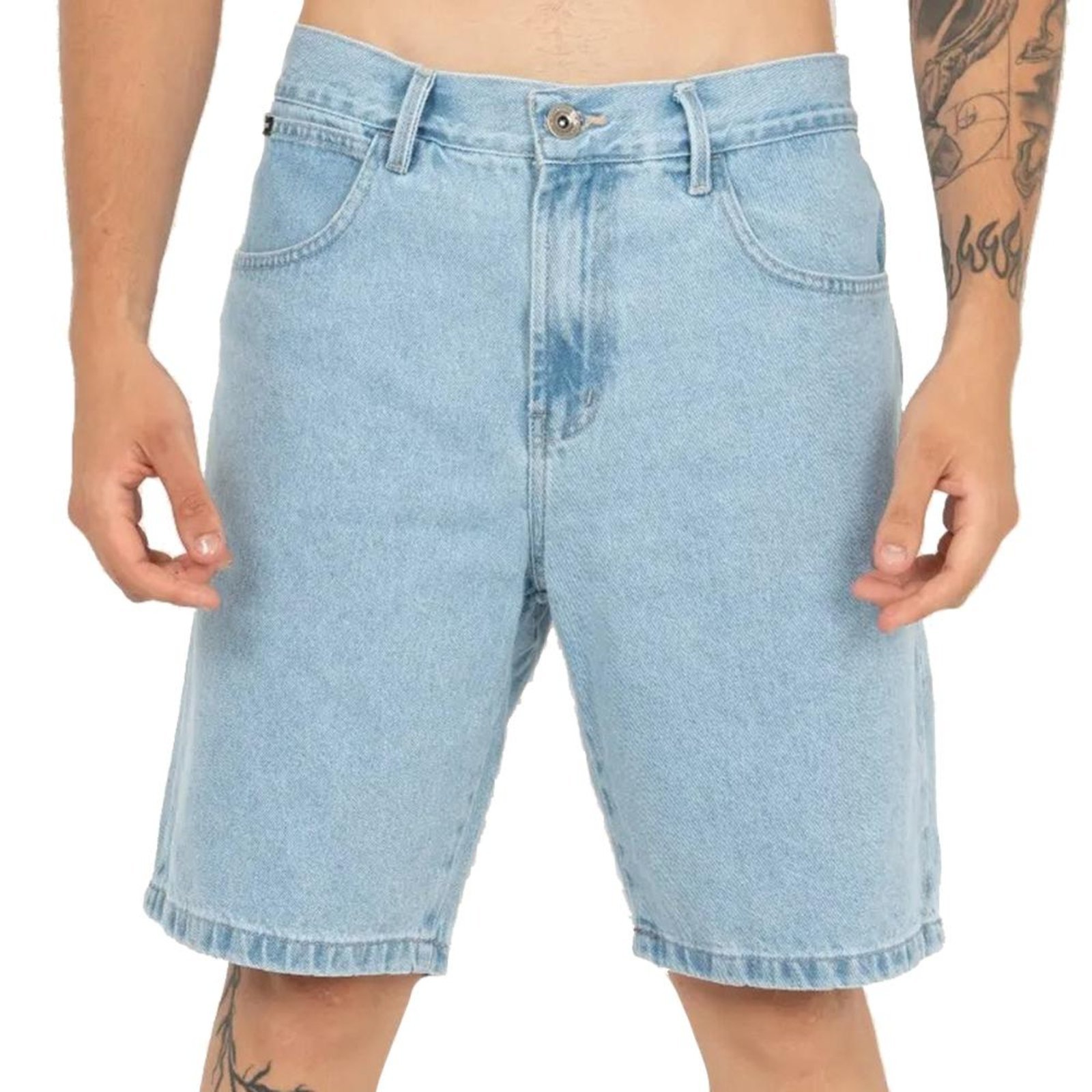 Bermuda RVCA Jeans Weekend Denin Light Blue SM26 Azul Claro