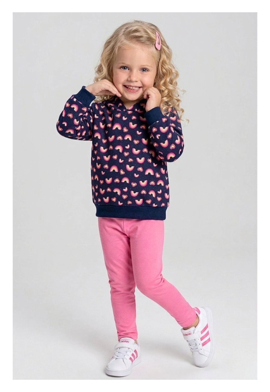 Infantil - Conjunto Bem Vestir Feminino Arco-íris