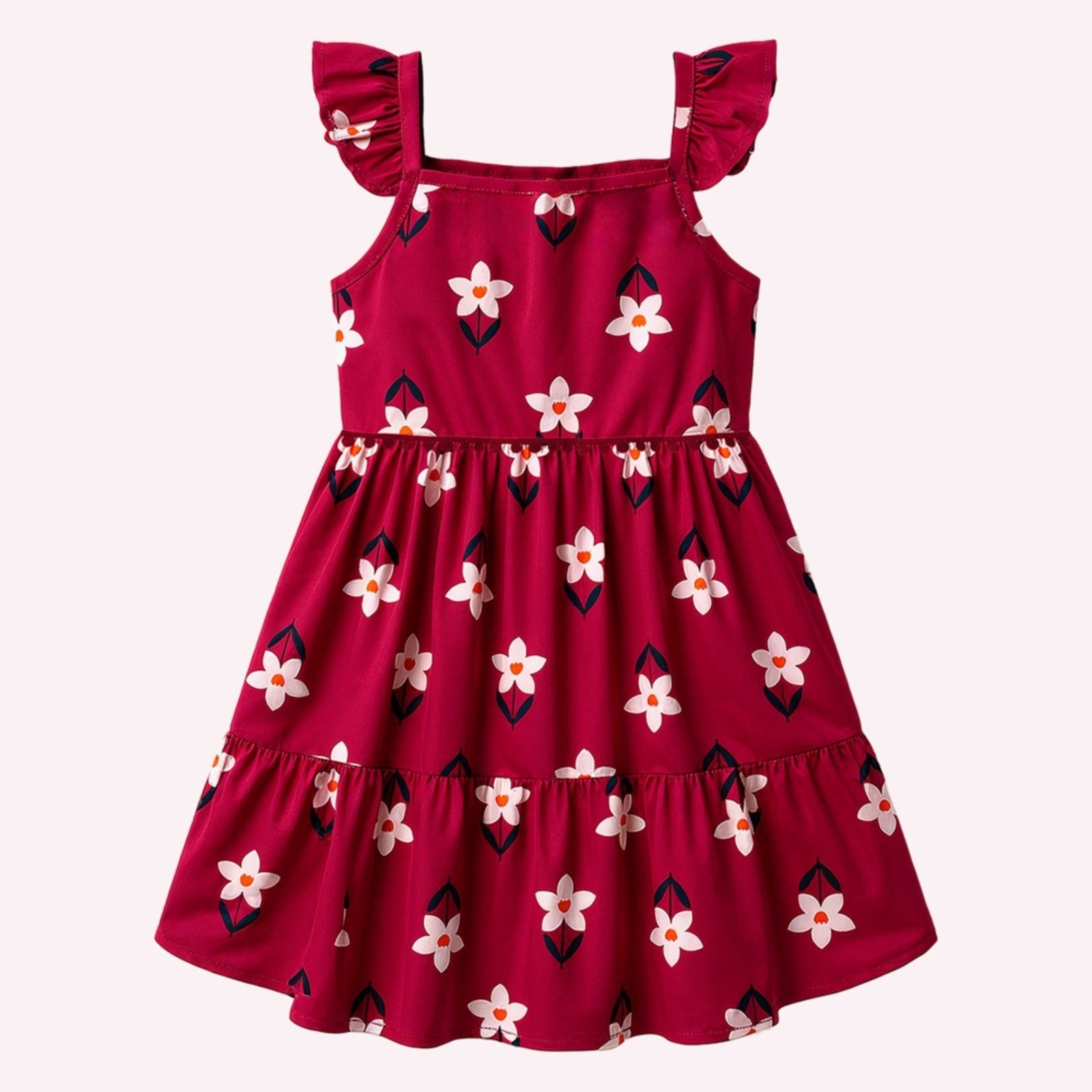 Infantil - Vestido Menina Flores Nanai