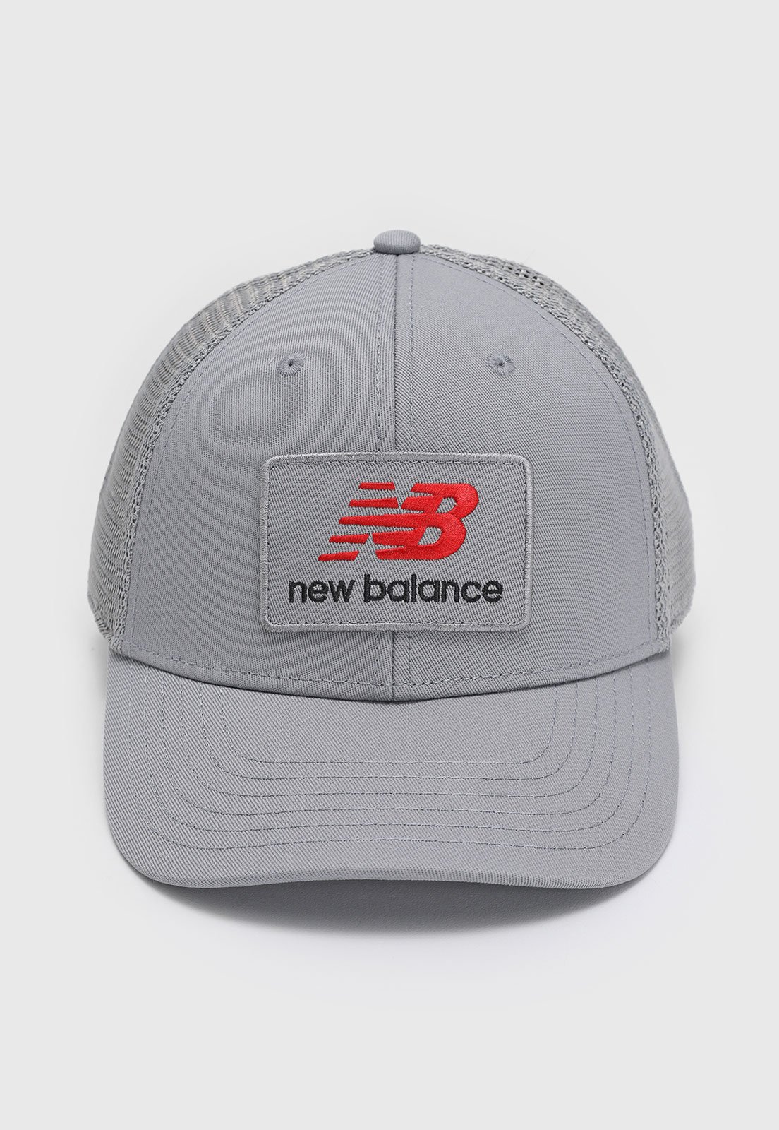 Vista 2 Boné New Balance Trucker Lo New Balance cinza