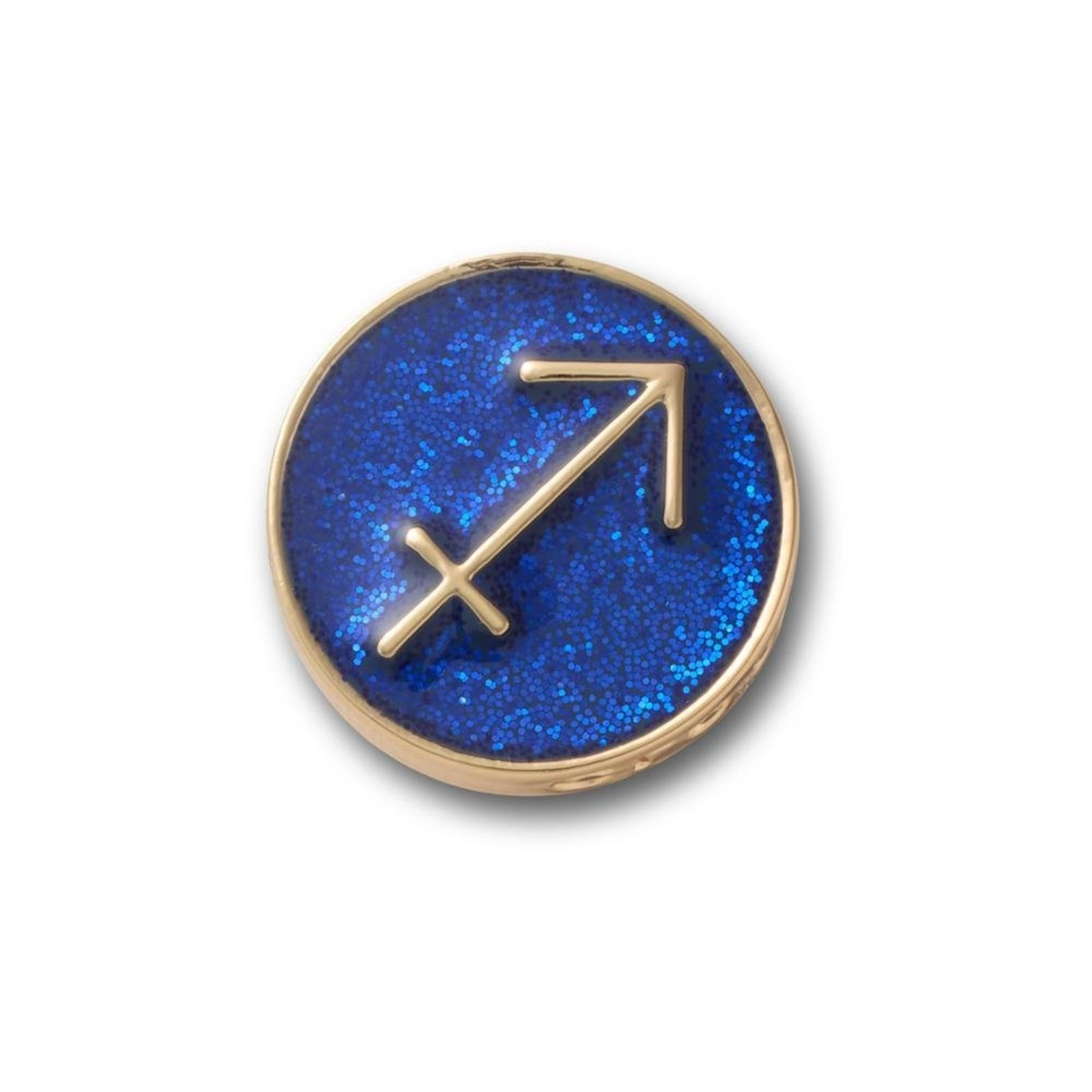 Infantil - Jibbitz™ Signo Sagitário Dourado Único Branco