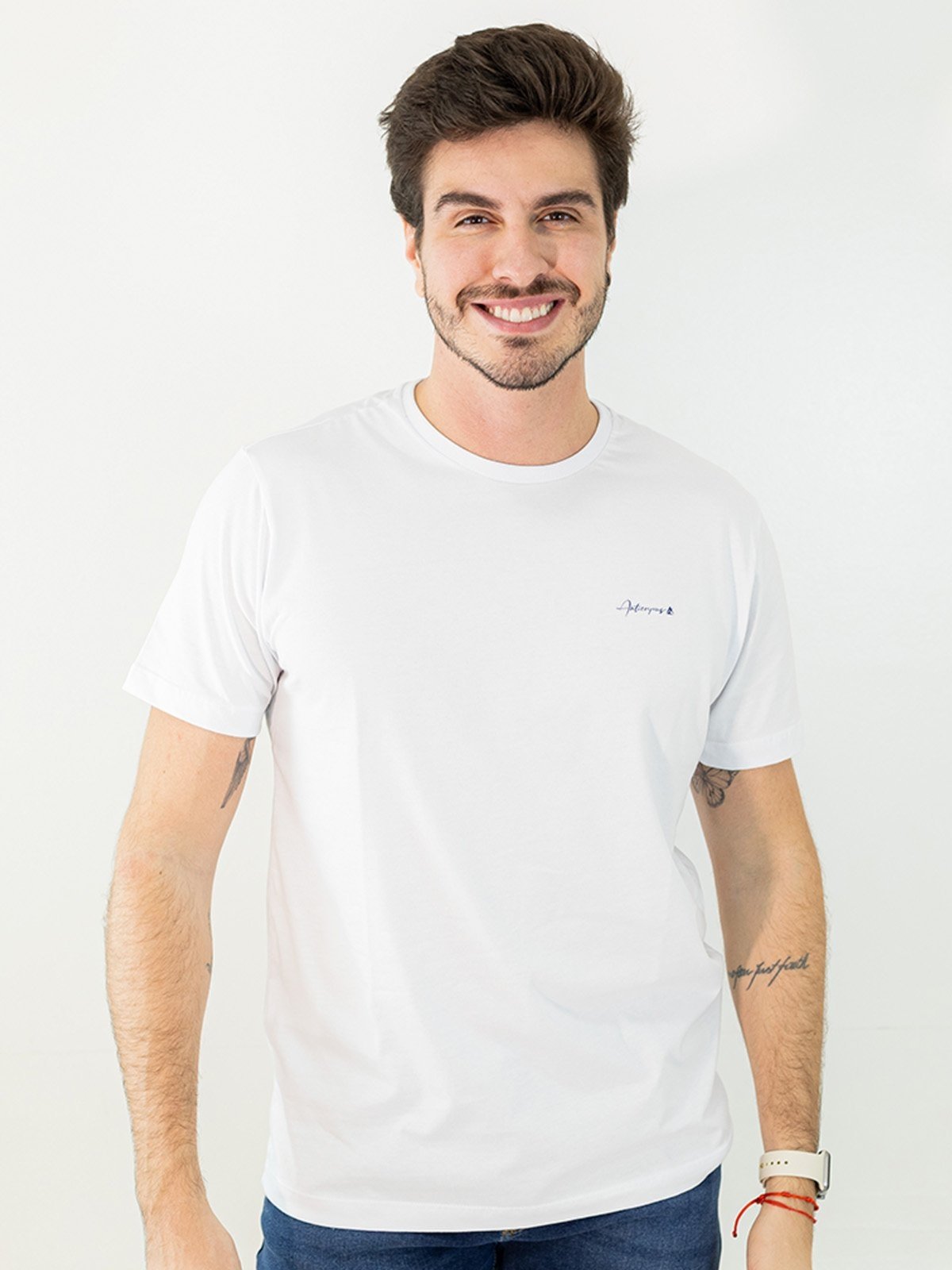 Camiseta Masculina Estampa Lateral Algodão Anticorpus