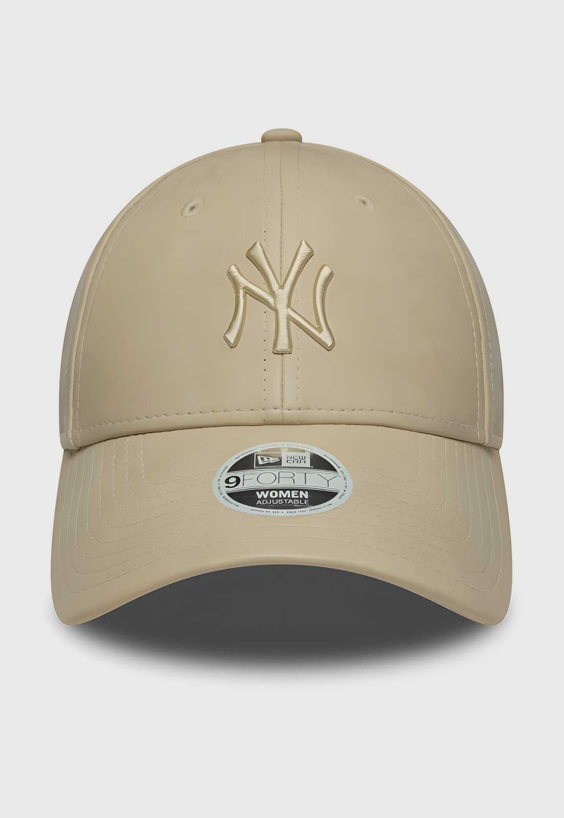 Boné New Era WMNS PU 9FORTY New York Yan Bege